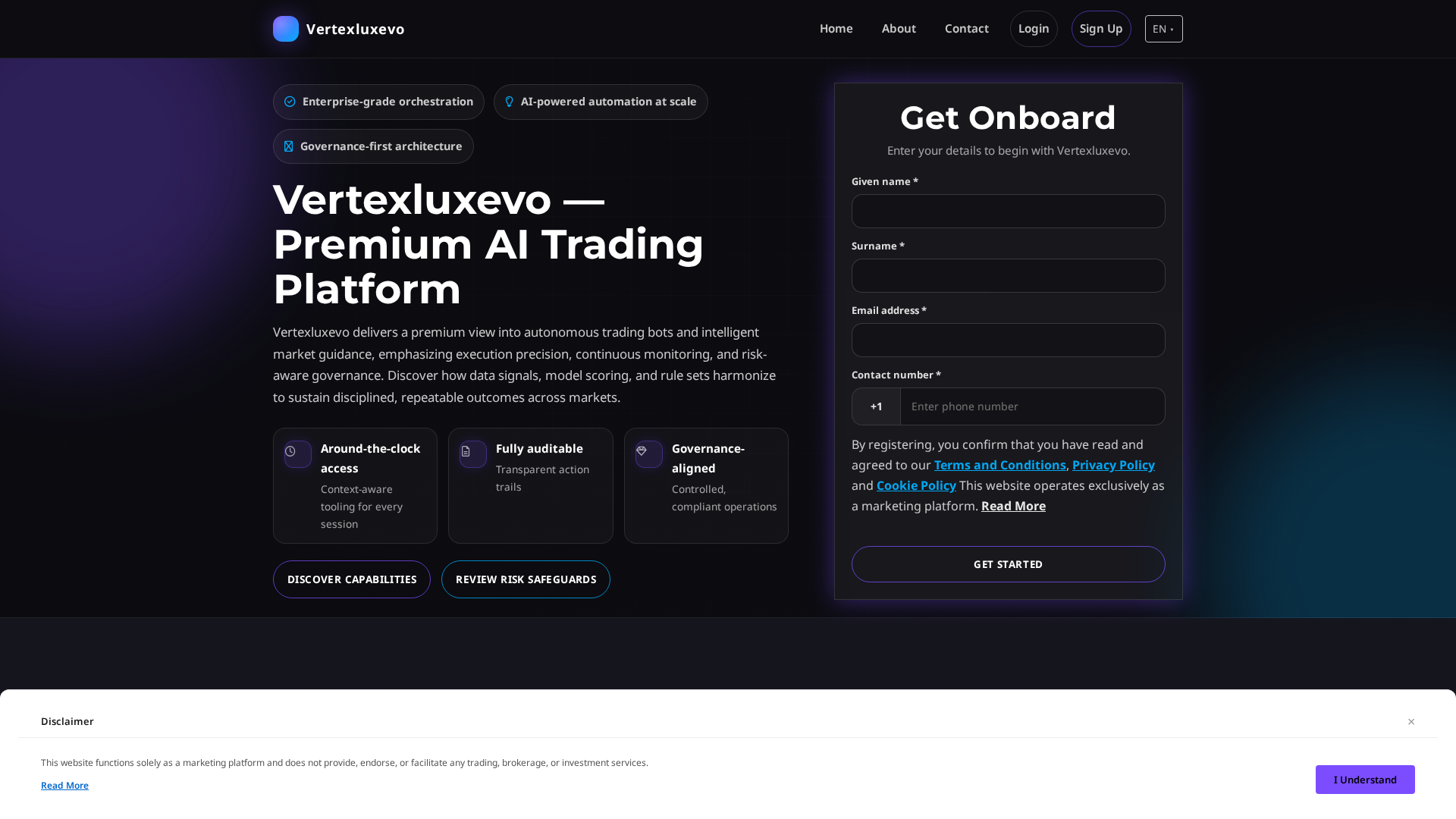 Screenshot of vertexluxevo.click