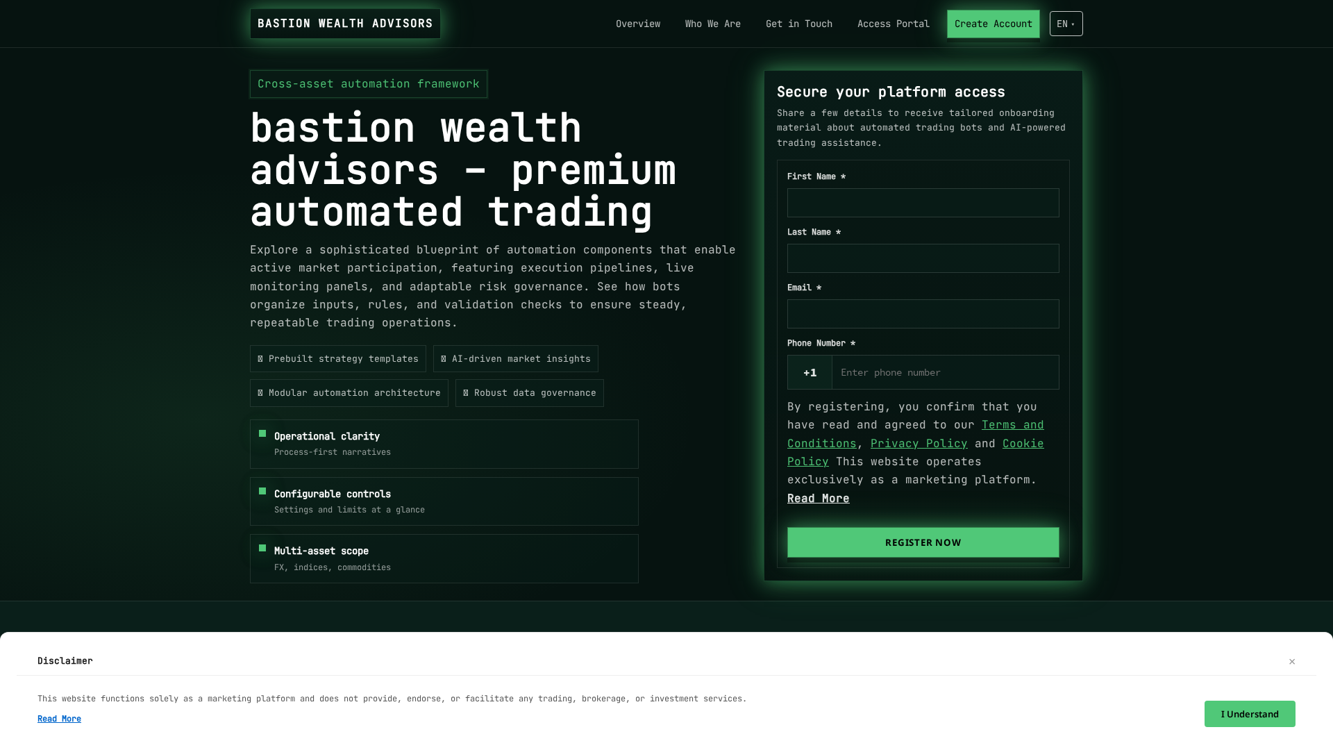 Screenshot of bastionwealthadvisors.pro