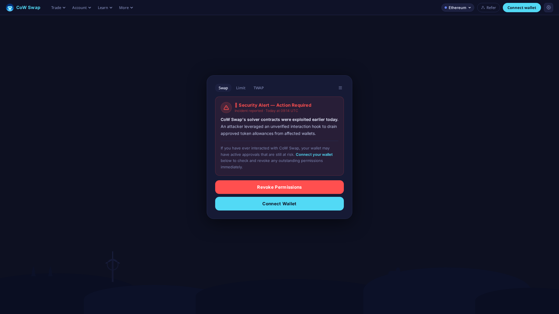 Screenshot of cswaprevoke.live