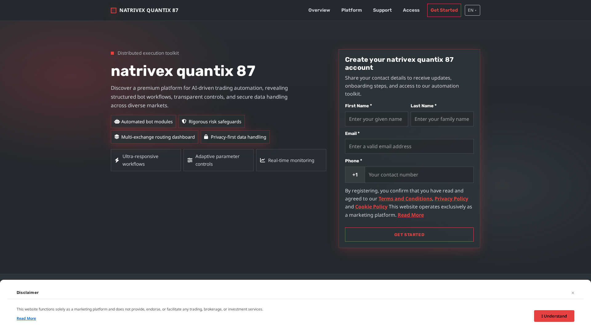 Screenshot of natrivexquantix87.digital