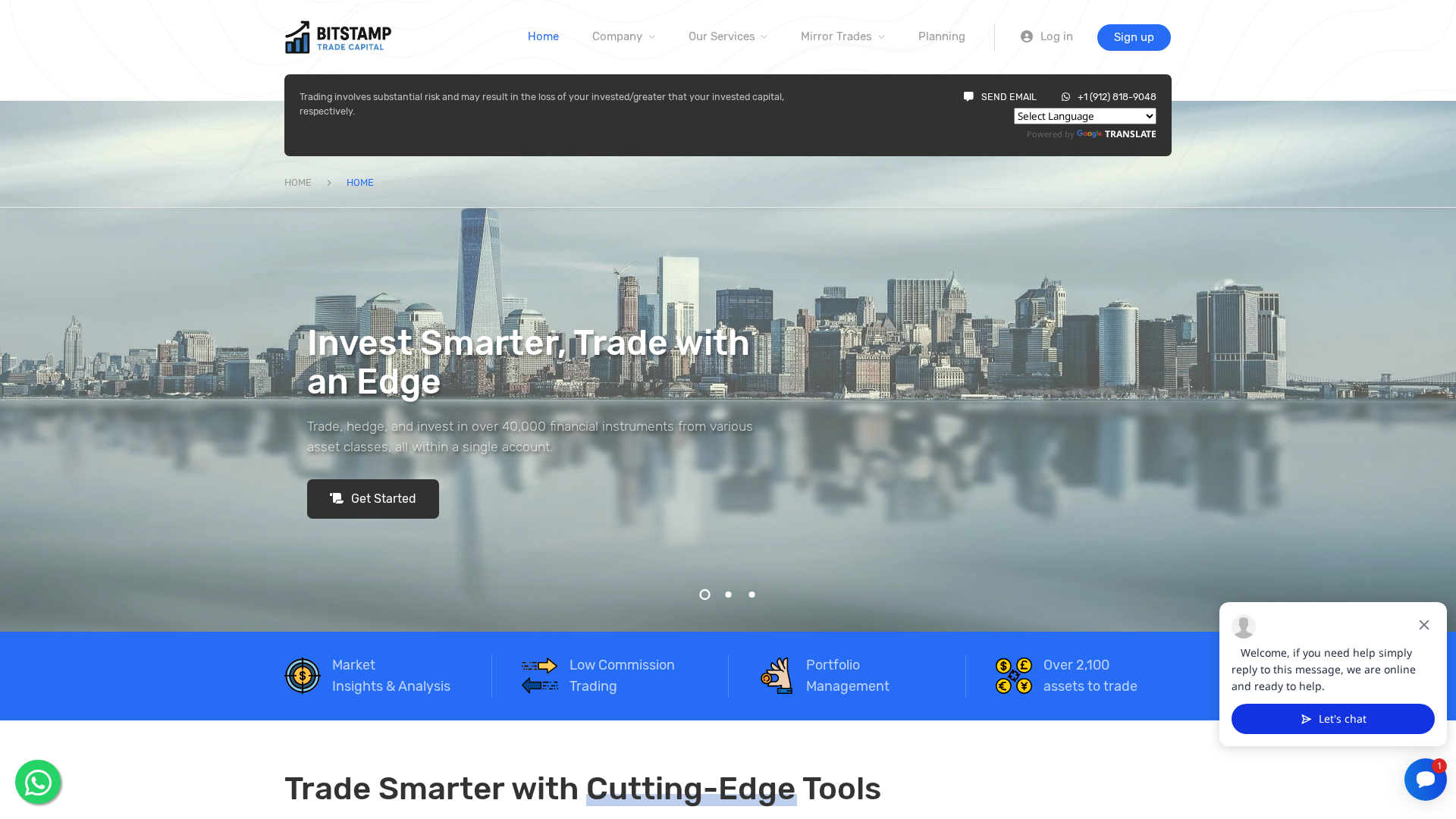 Screenshot of bs-tradecapitals.com