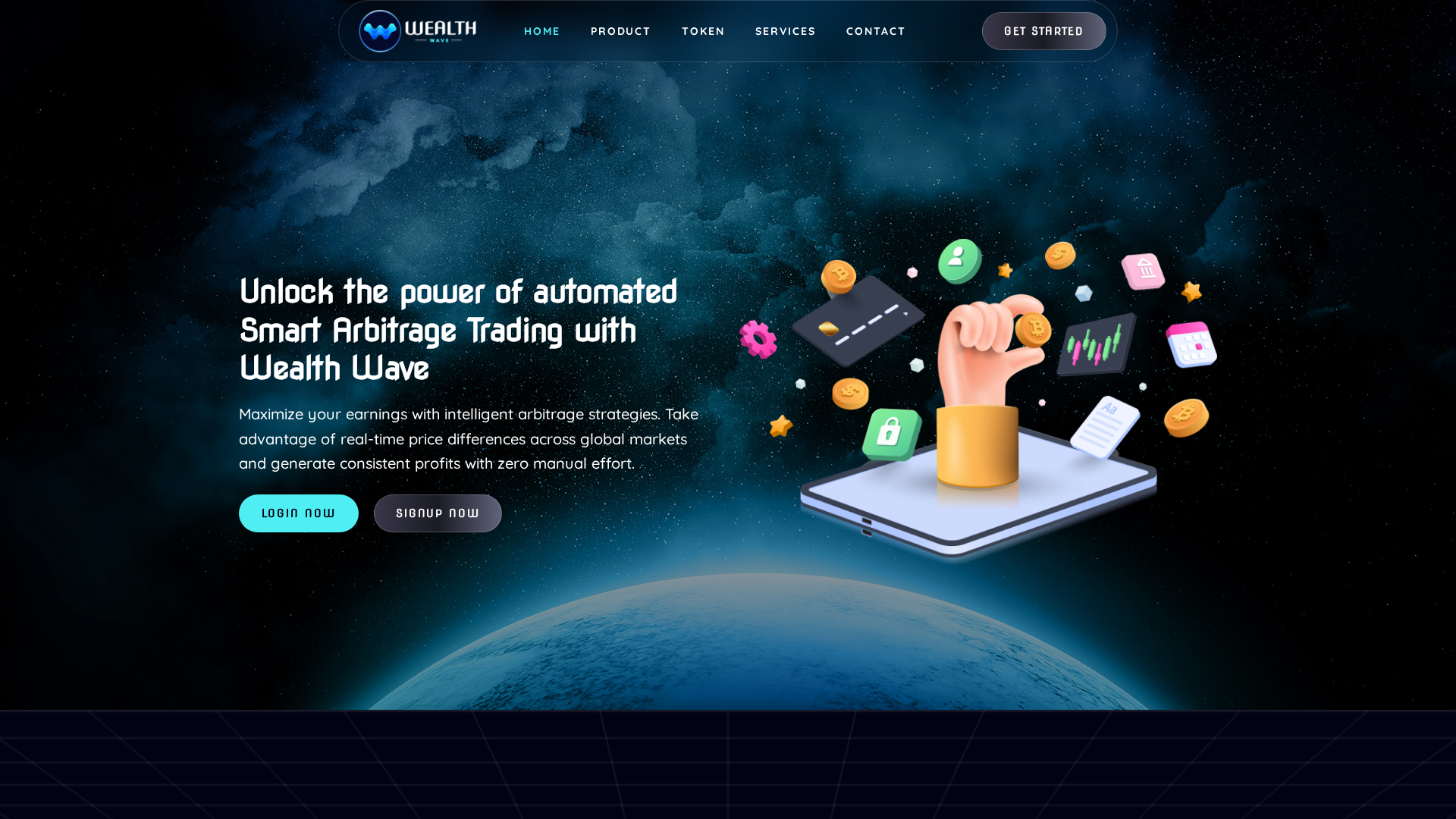Screenshot of wealthwave.world