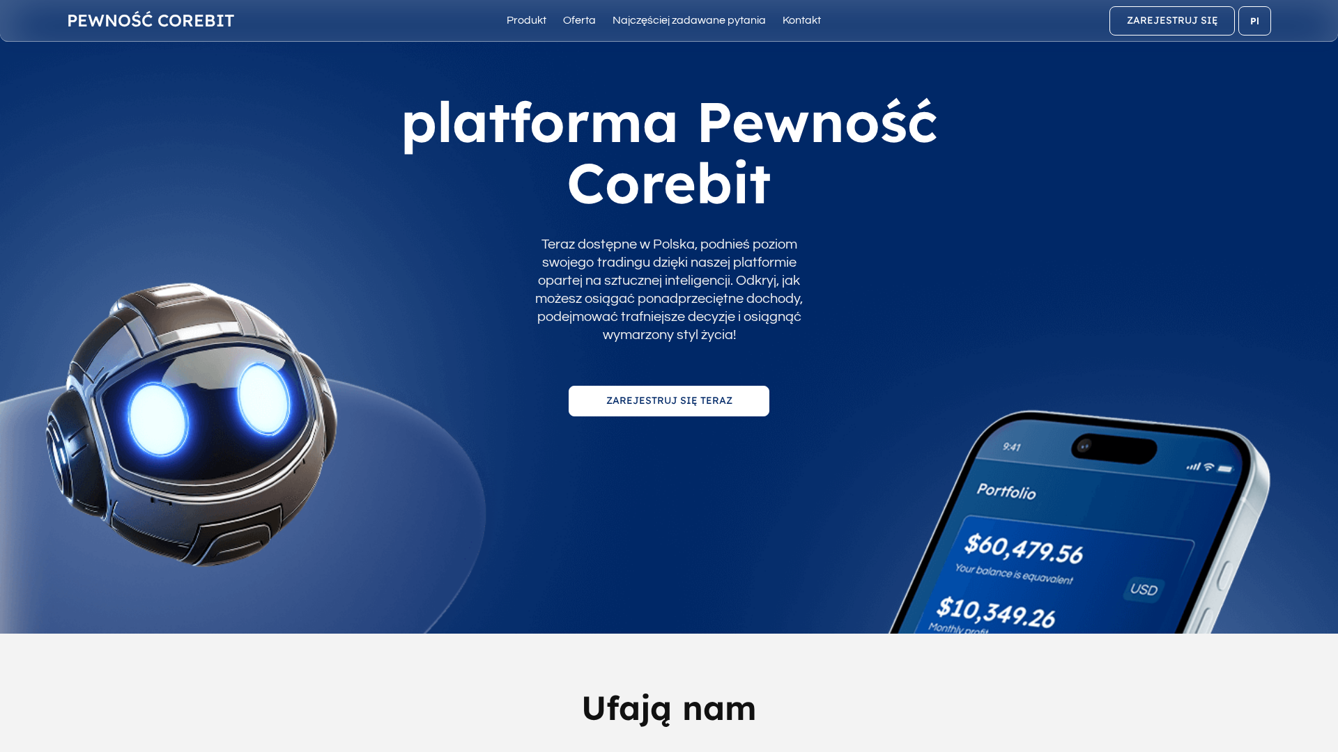 Screenshot of pewnosc-corebit.pl
