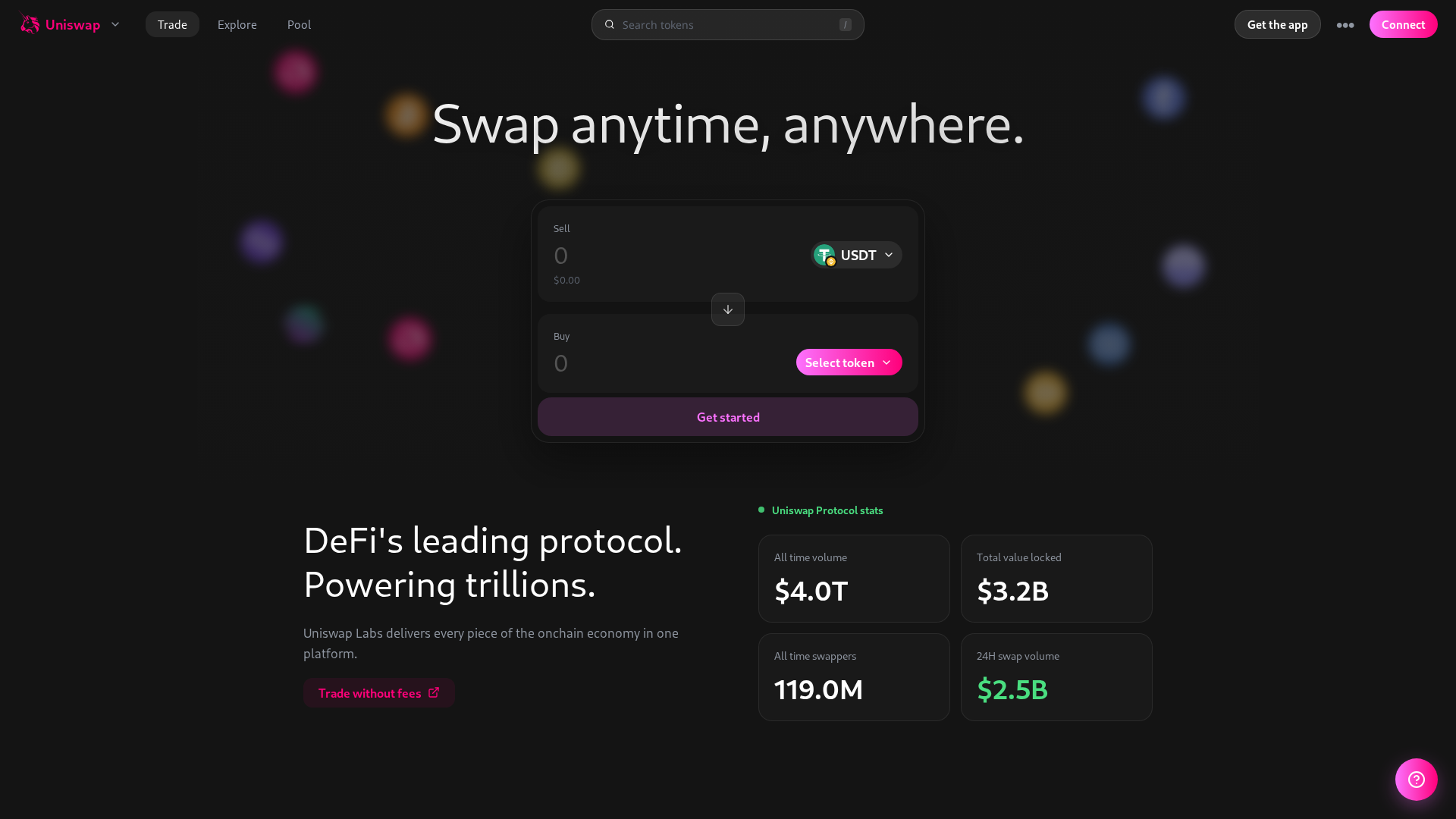 Screenshot of uniswapconnect.online