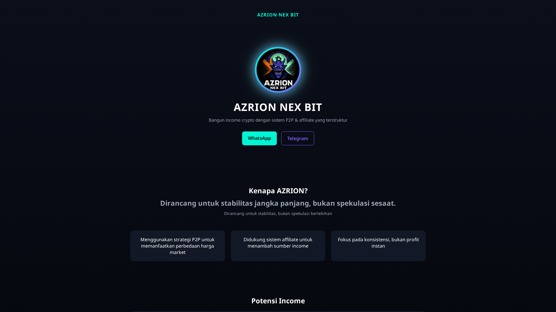 Screenshot of azrionnexbit.com