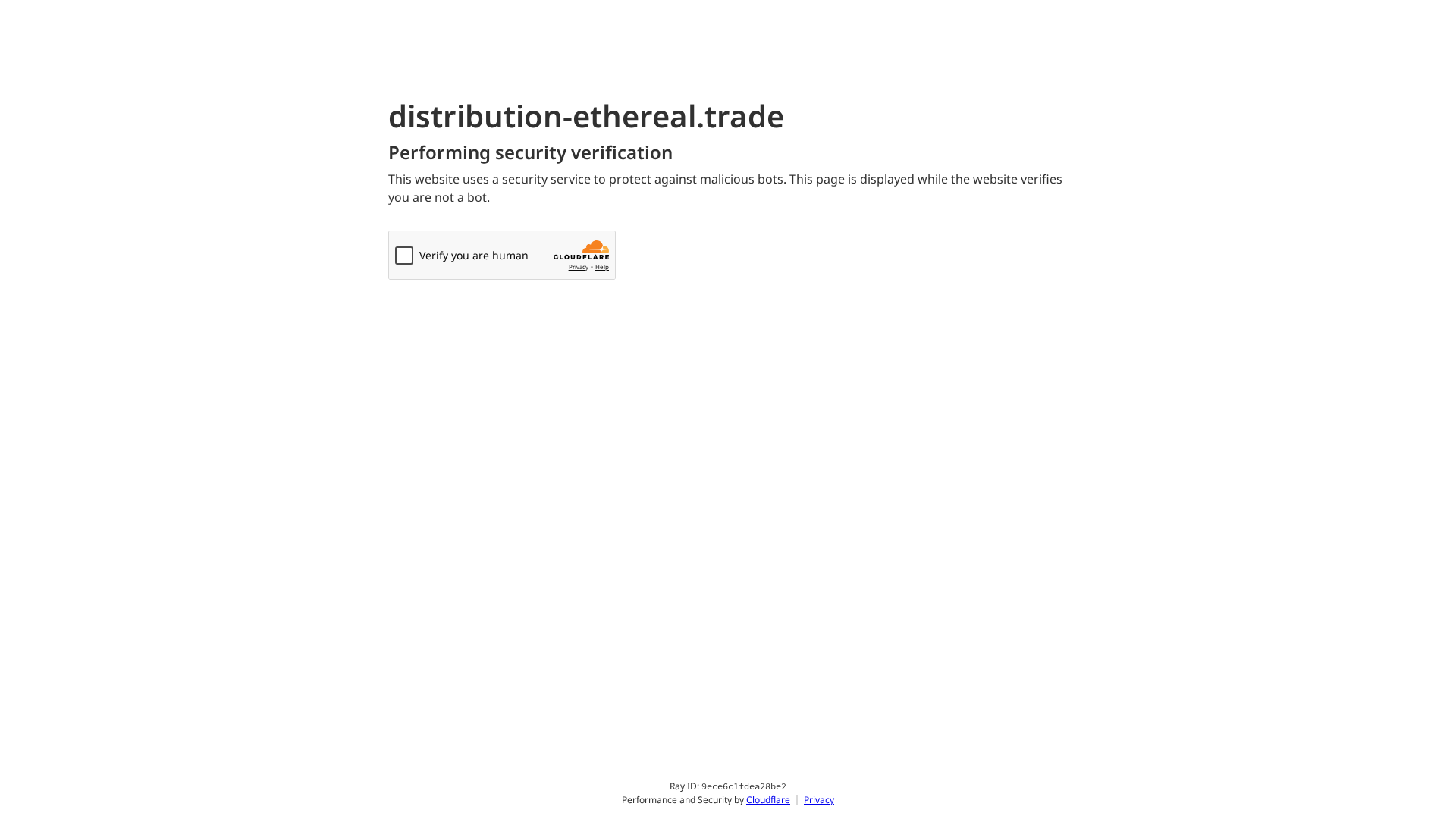 Screenshot of distribution-ethereal.trade