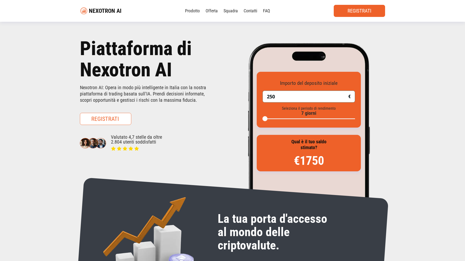 Screenshot of nexotronai.net