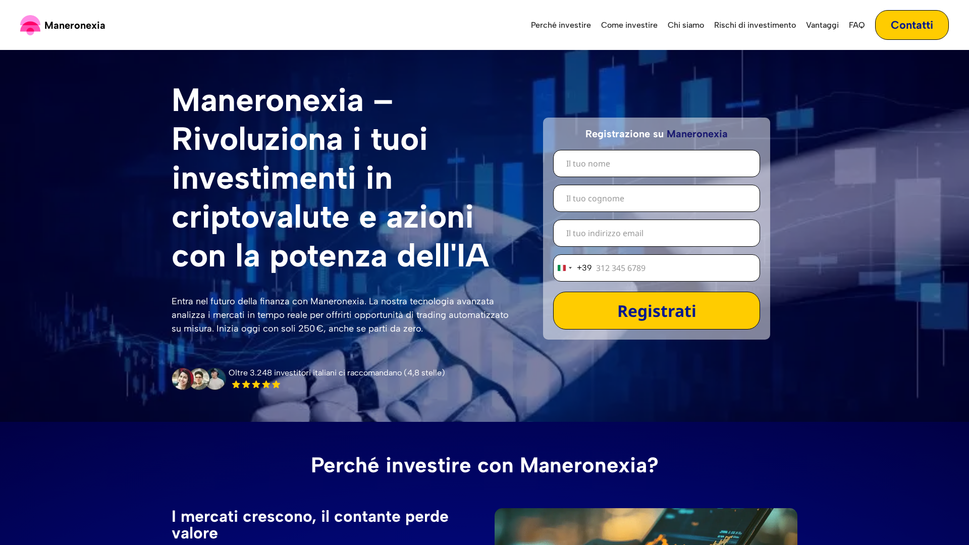 Screenshot of maneronexia-it.net