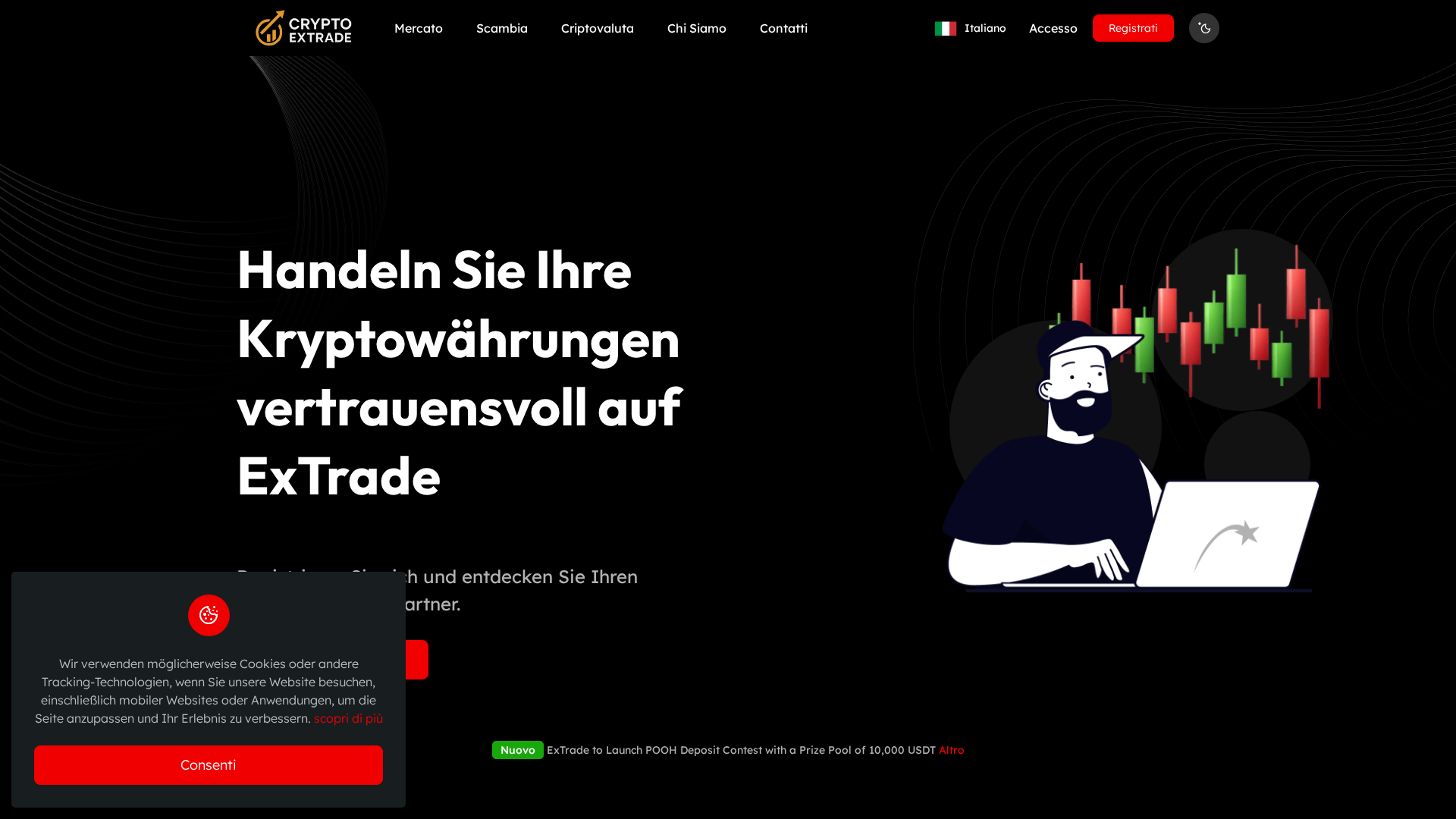 Screenshot of bitcoin-srl.de