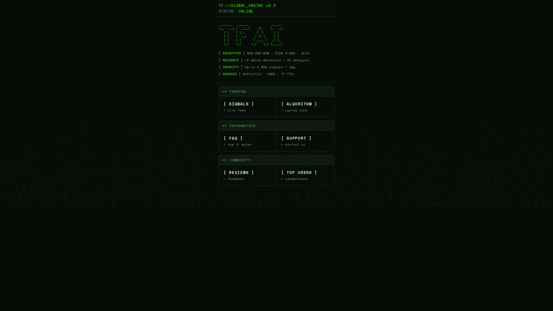 Screenshot of tradeforge.sbs