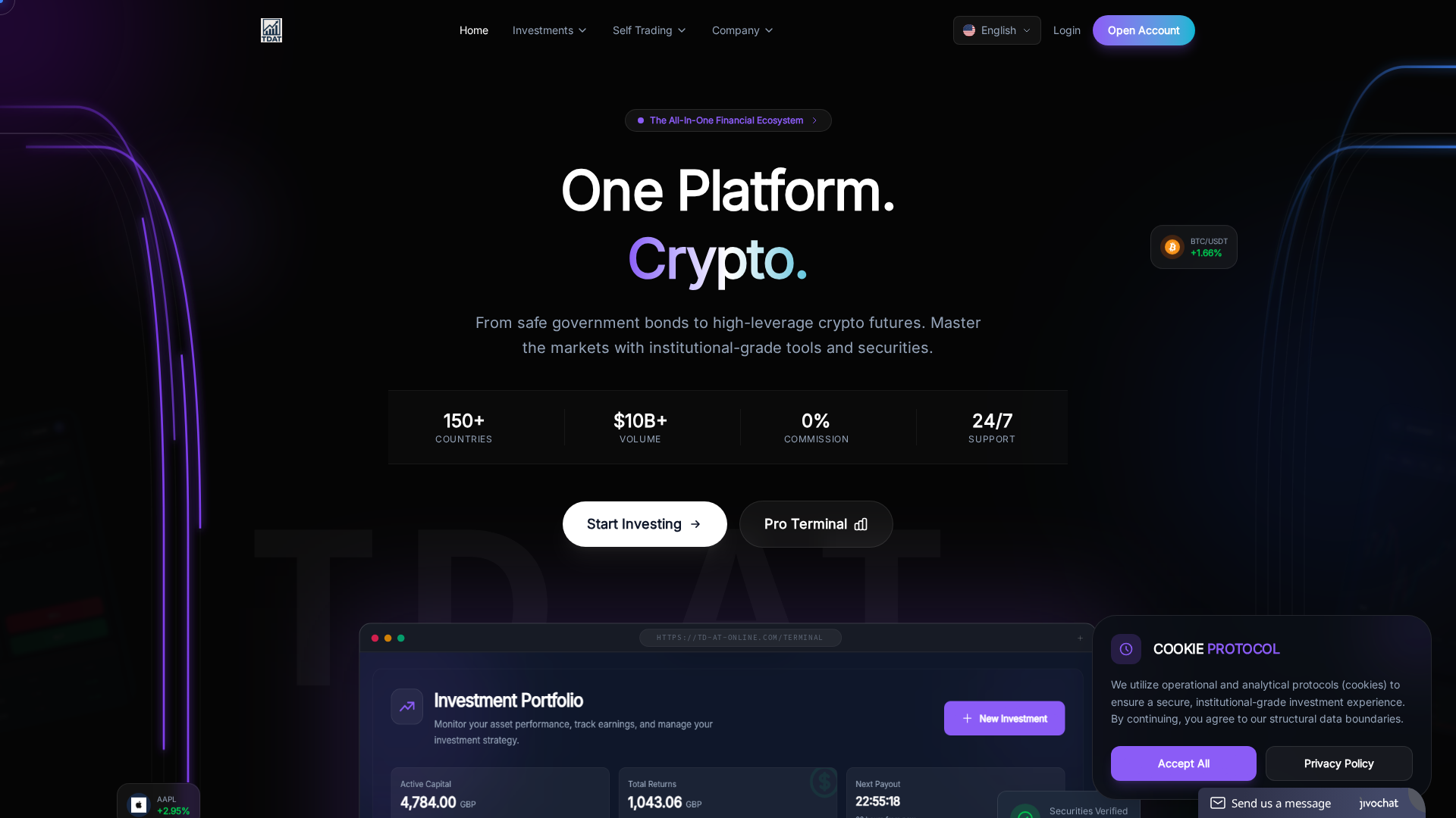 Screenshot of td-at-online.com