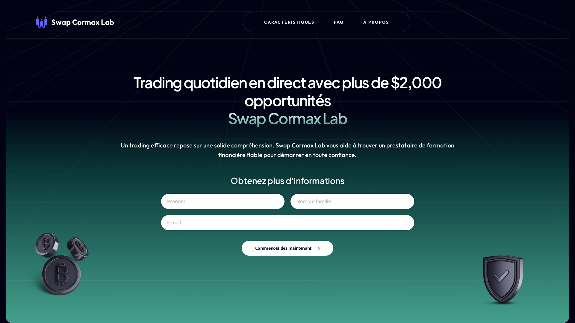 Screenshot of swapcormaxlab.com