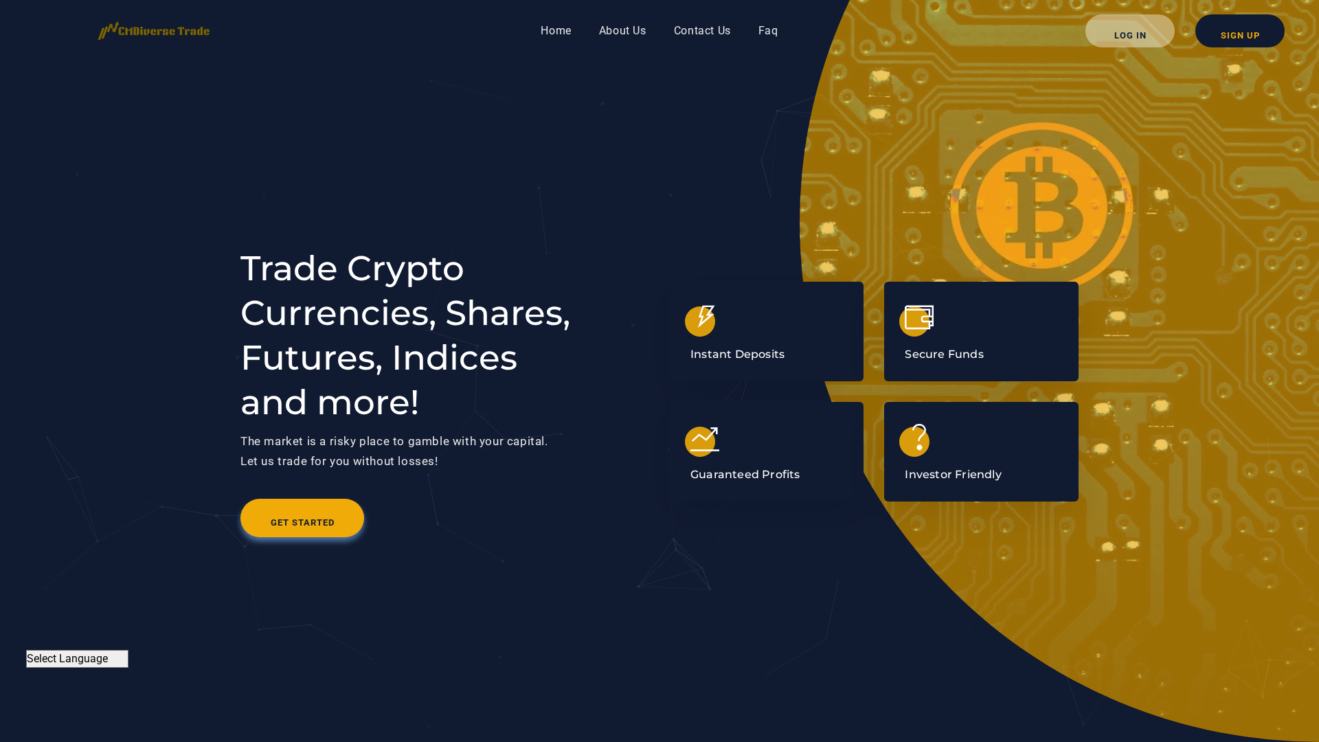 Screenshot of cmdiversetrade.com