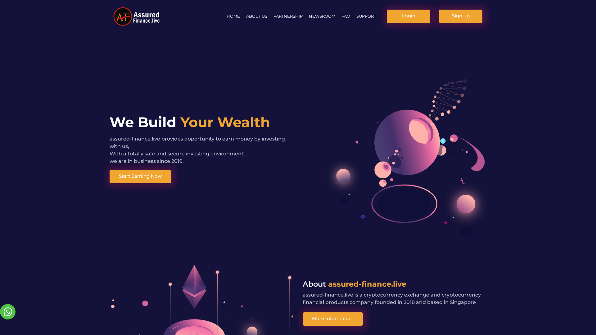 Screenshot of assured-finance.live