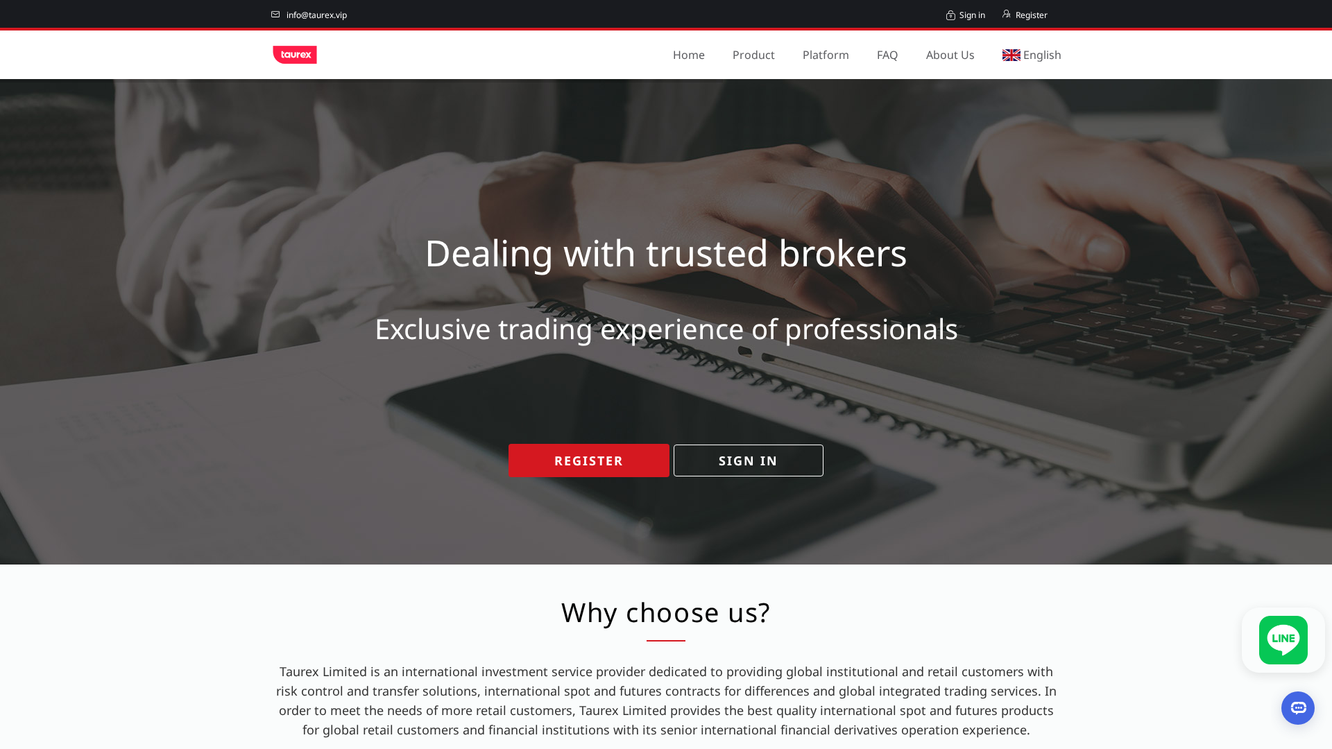 Screenshot of taurexnosei.com