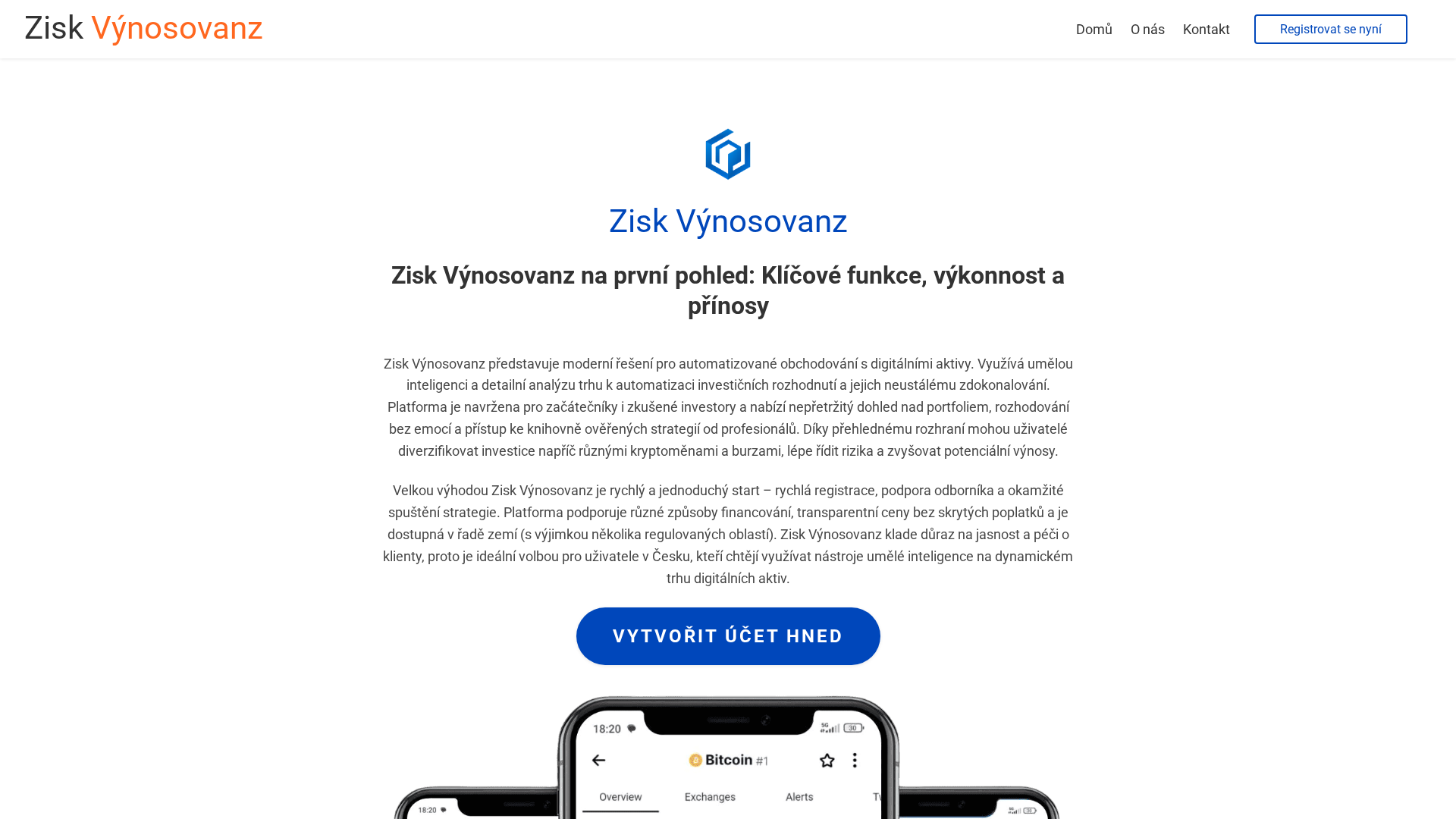 Screenshot of ziskvynosovanz-ai.com