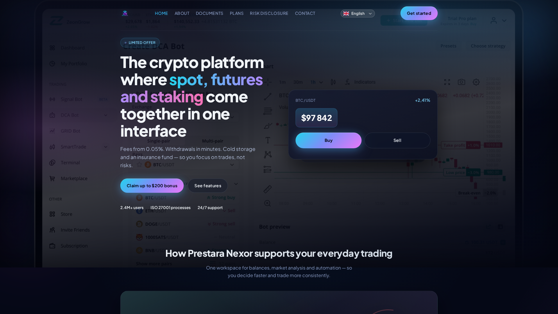 Screenshot of prestara-nexor.com