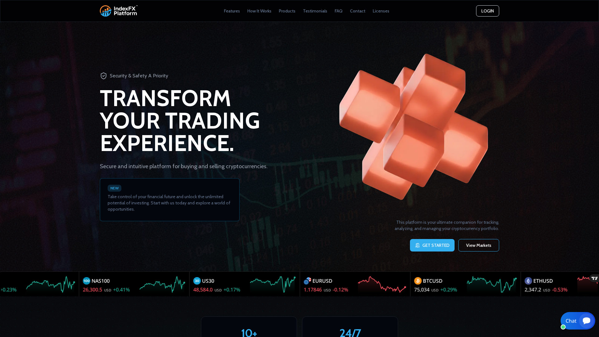 Screenshot of indexfxplatform.com