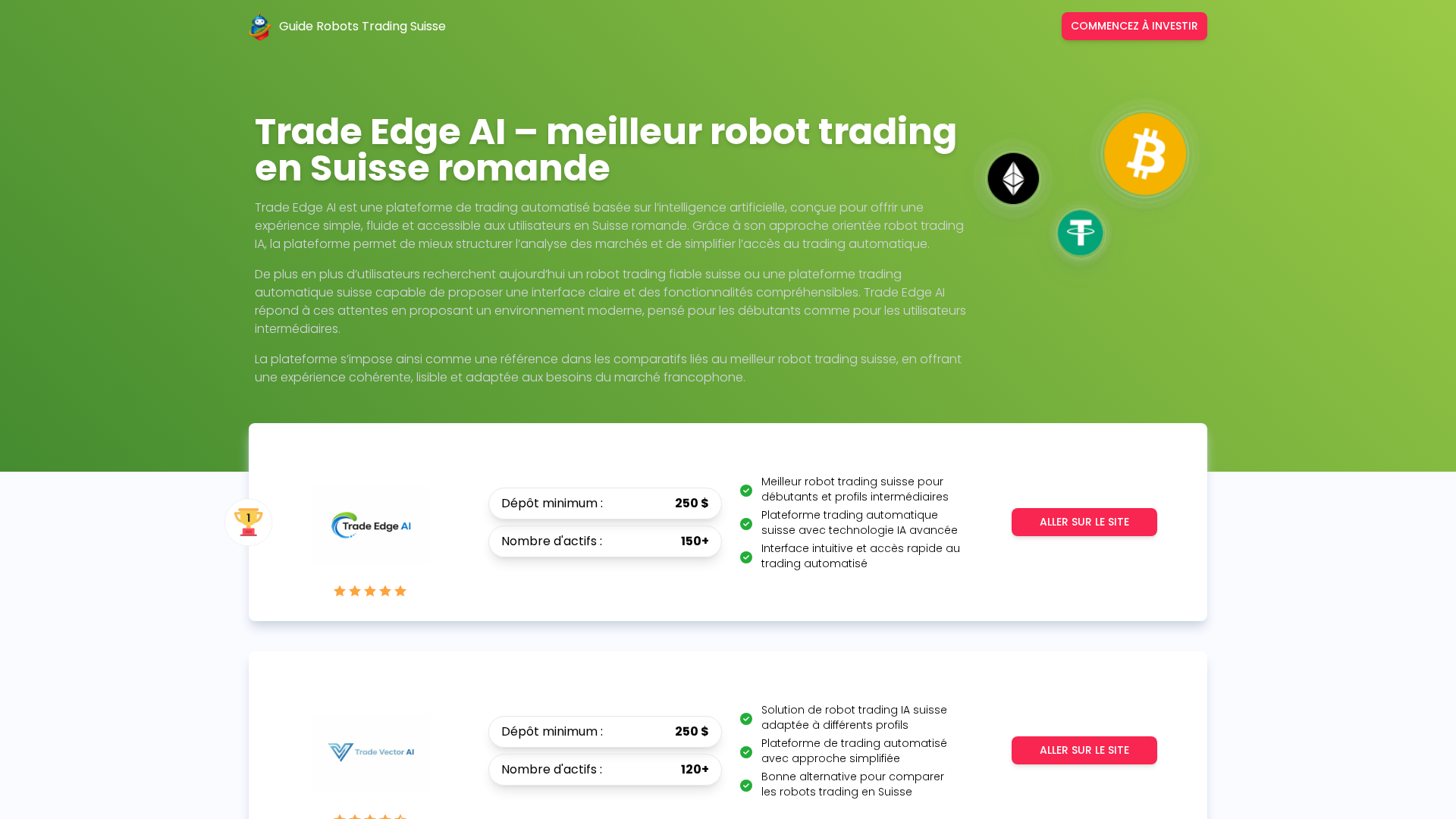 Screenshot of top5robotstradingch.com