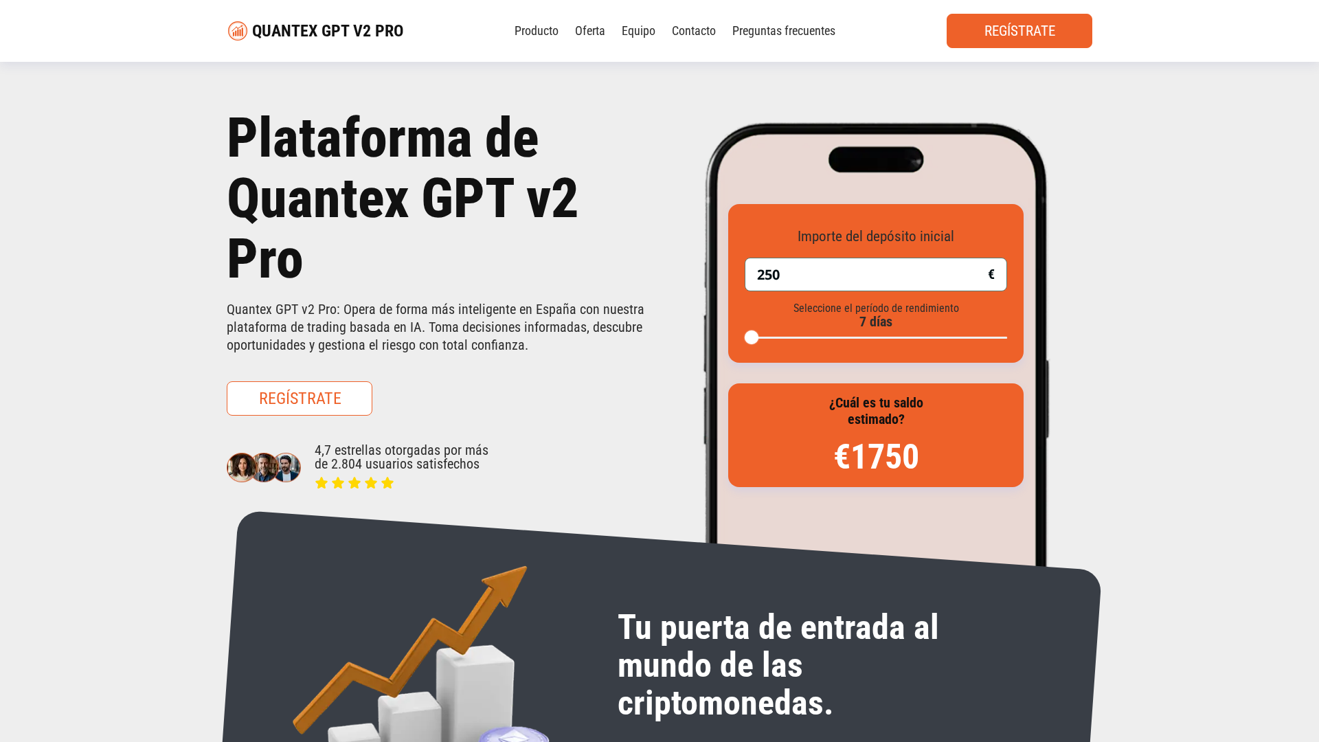 Screenshot of quantexgptv2pro-ia.com