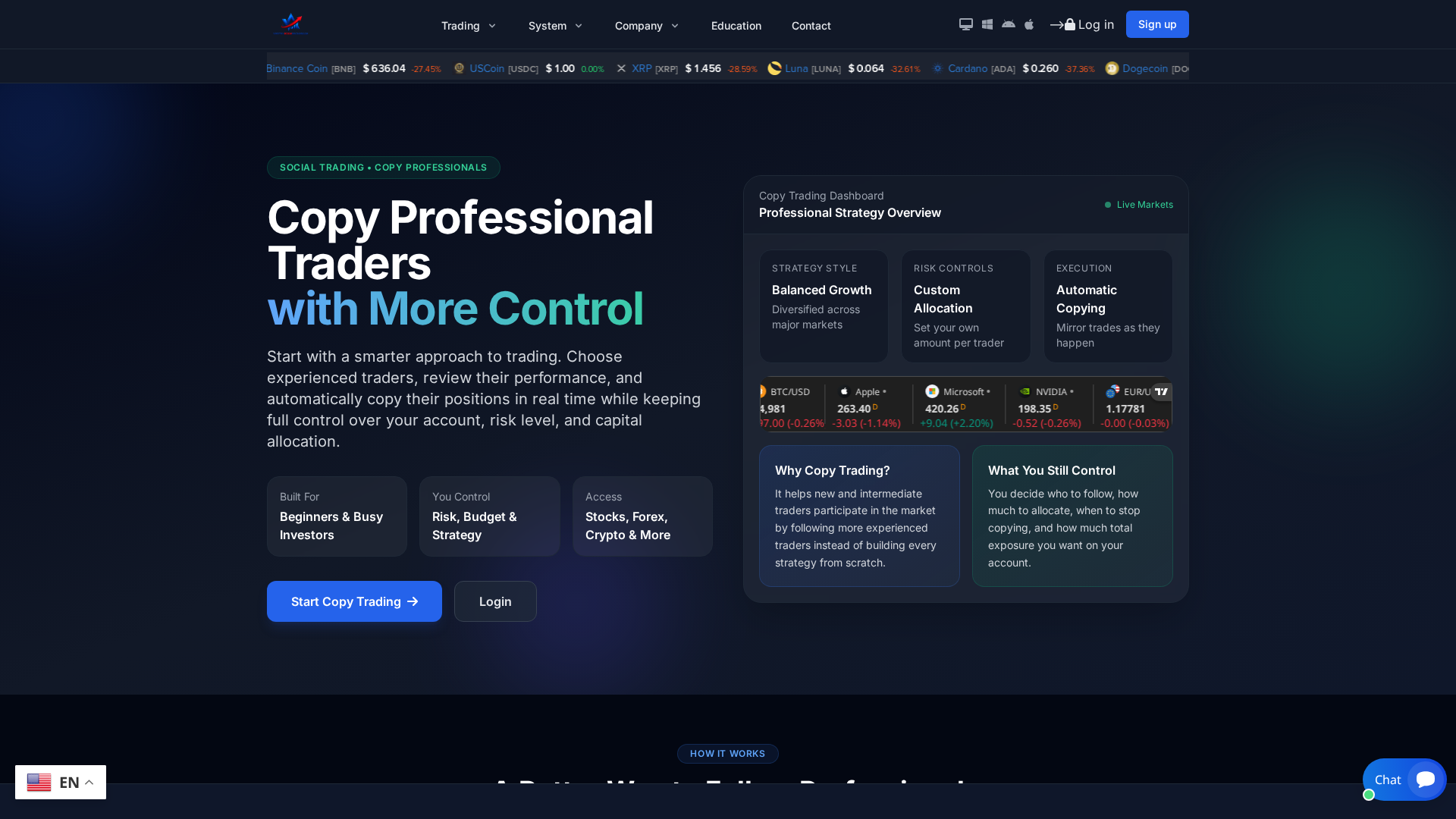 Screenshot of vertexedgebrokerage.com