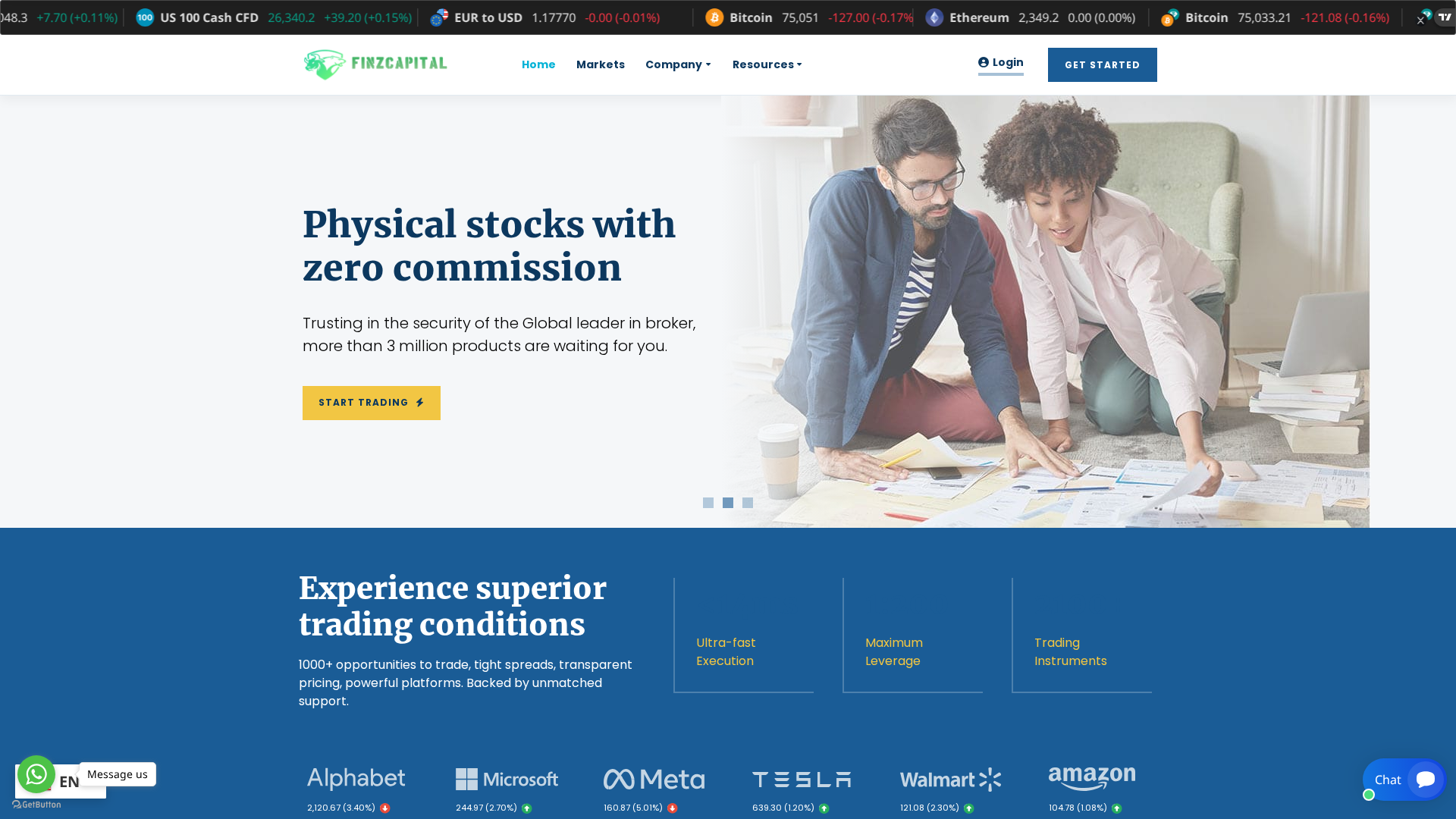 Screenshot of finzcapital.live