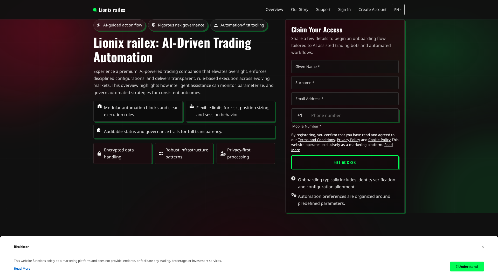 Screenshot of lionixrailex.pro