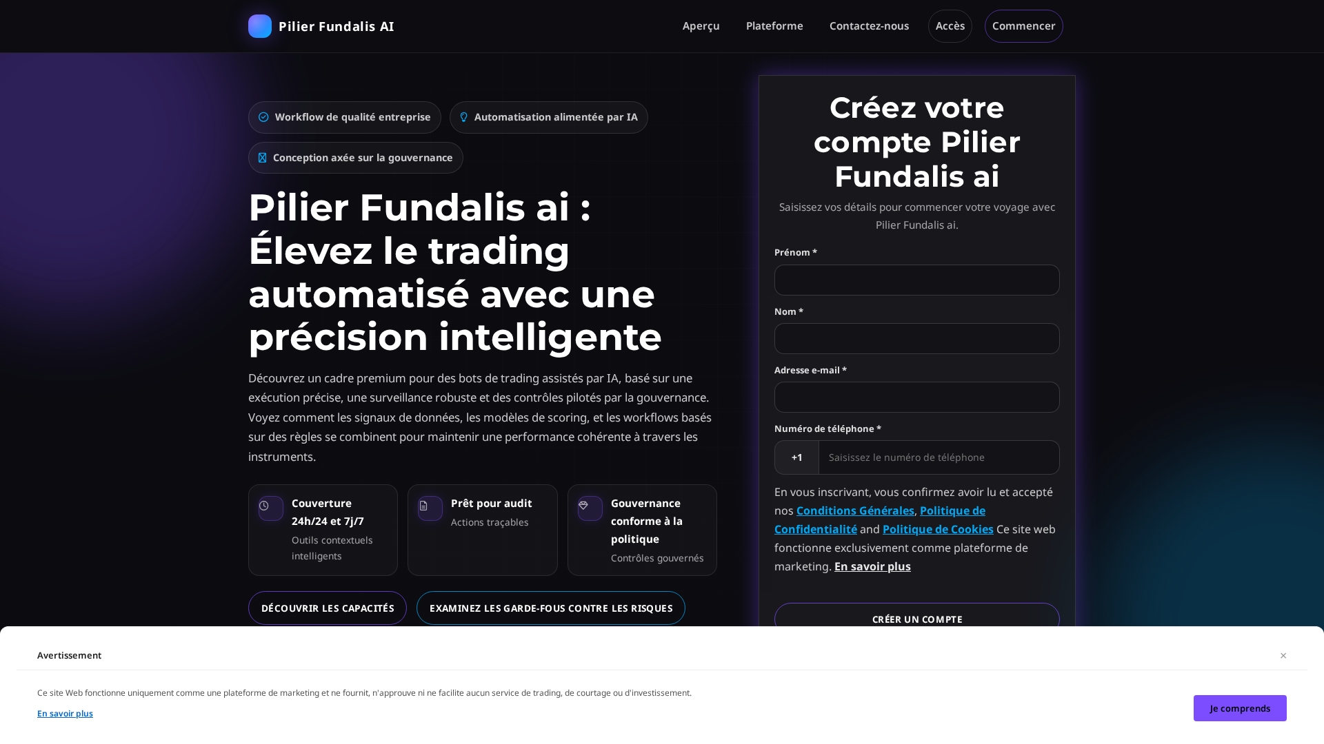 Screenshot of pilierfundalis.click