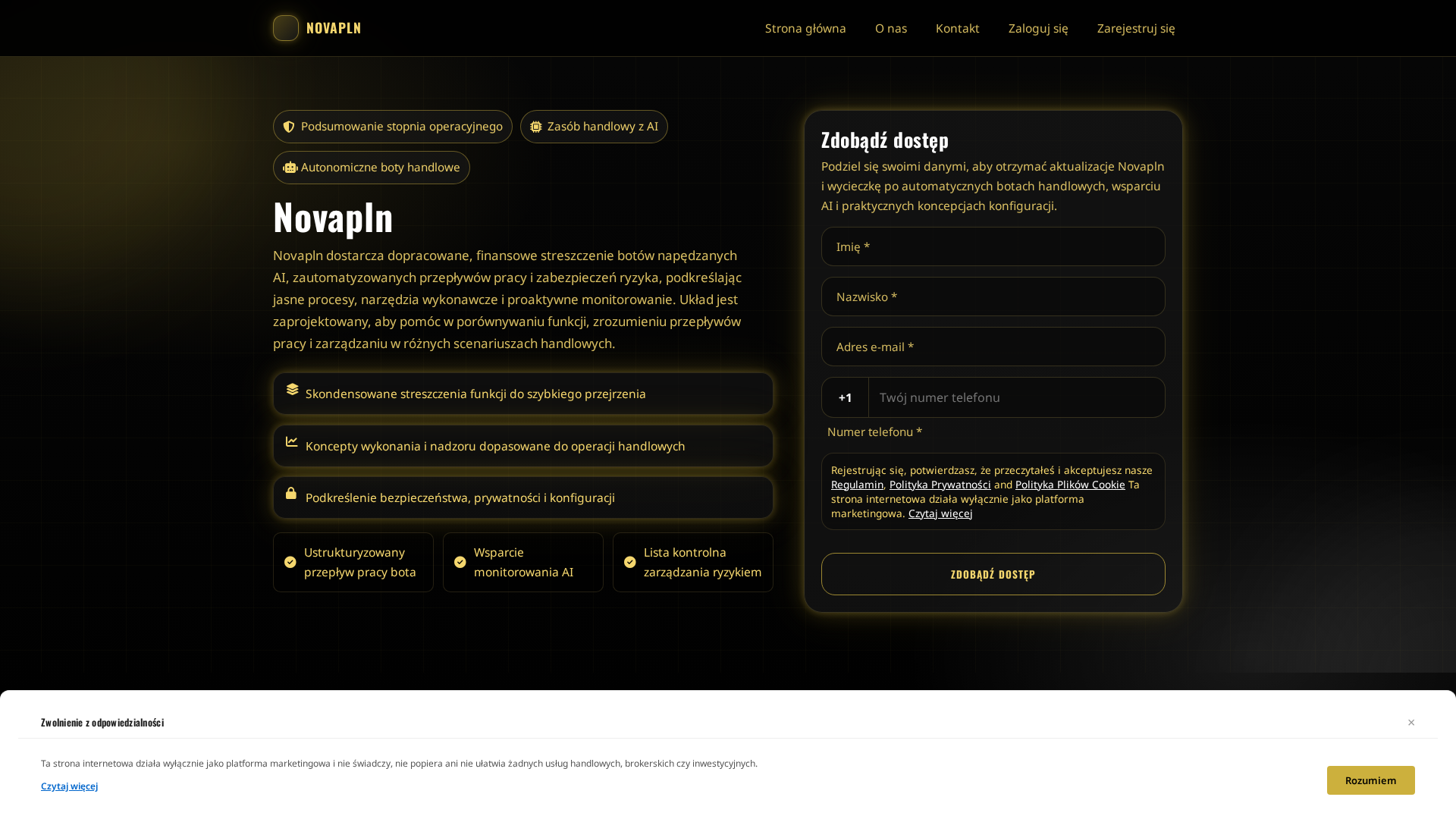 Screenshot of novapln.digital