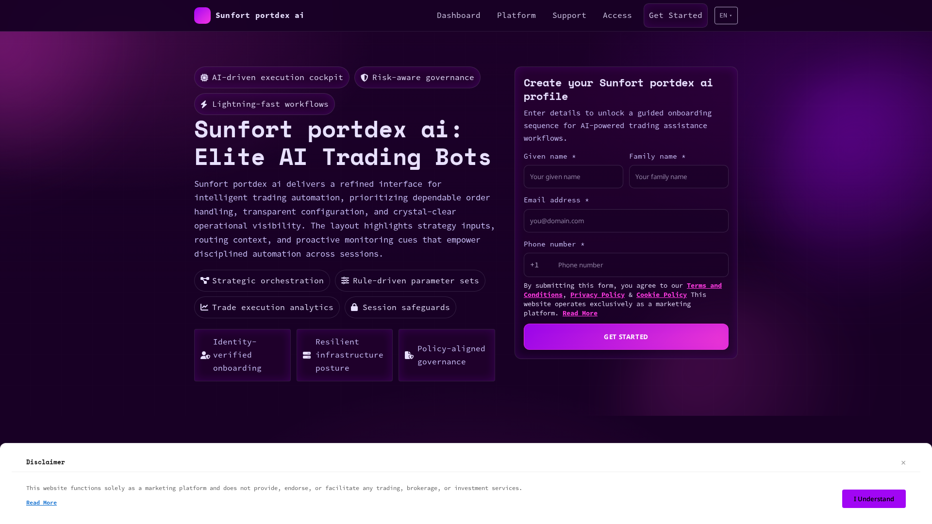 Screenshot of sunfortportdex.pro