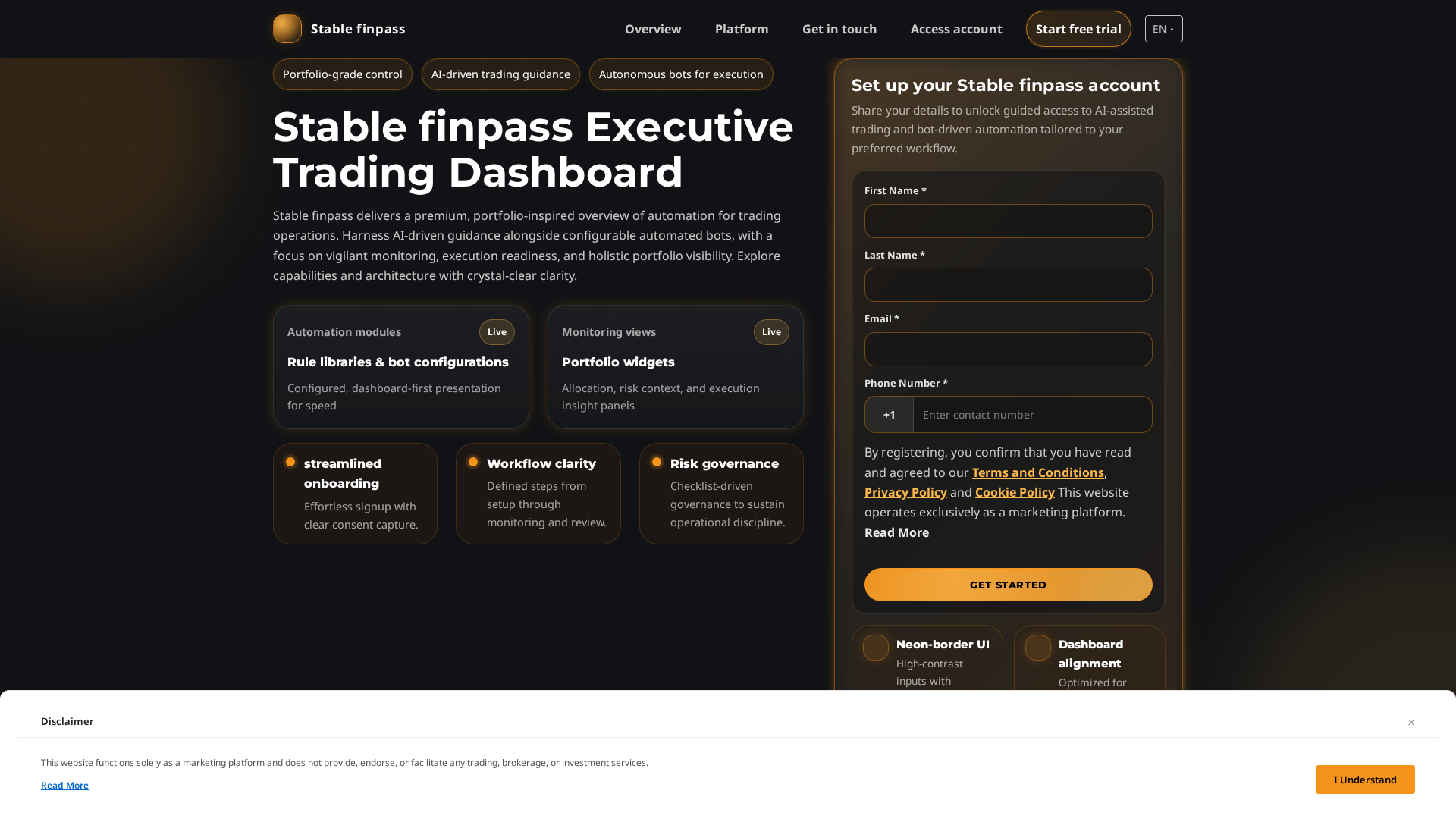 Screenshot of stablefinpass.pro
