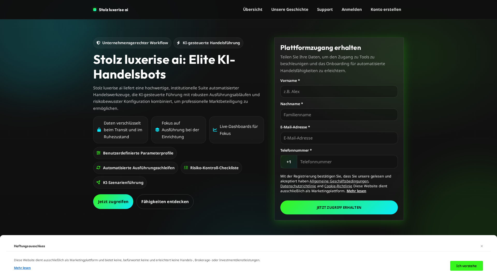 Screenshot of stolzluxerise.pro