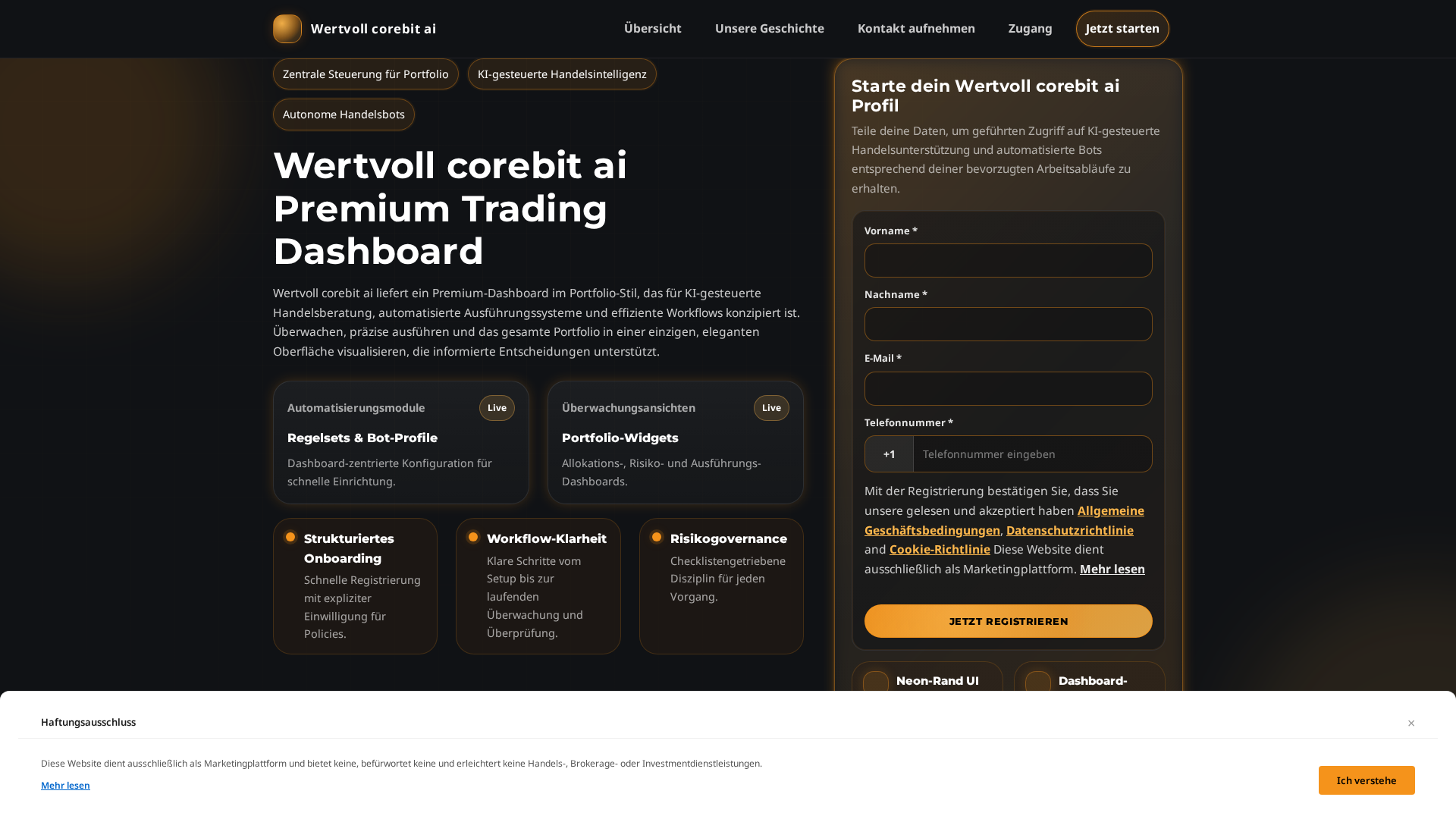 Screenshot of wertvollcorebit.click