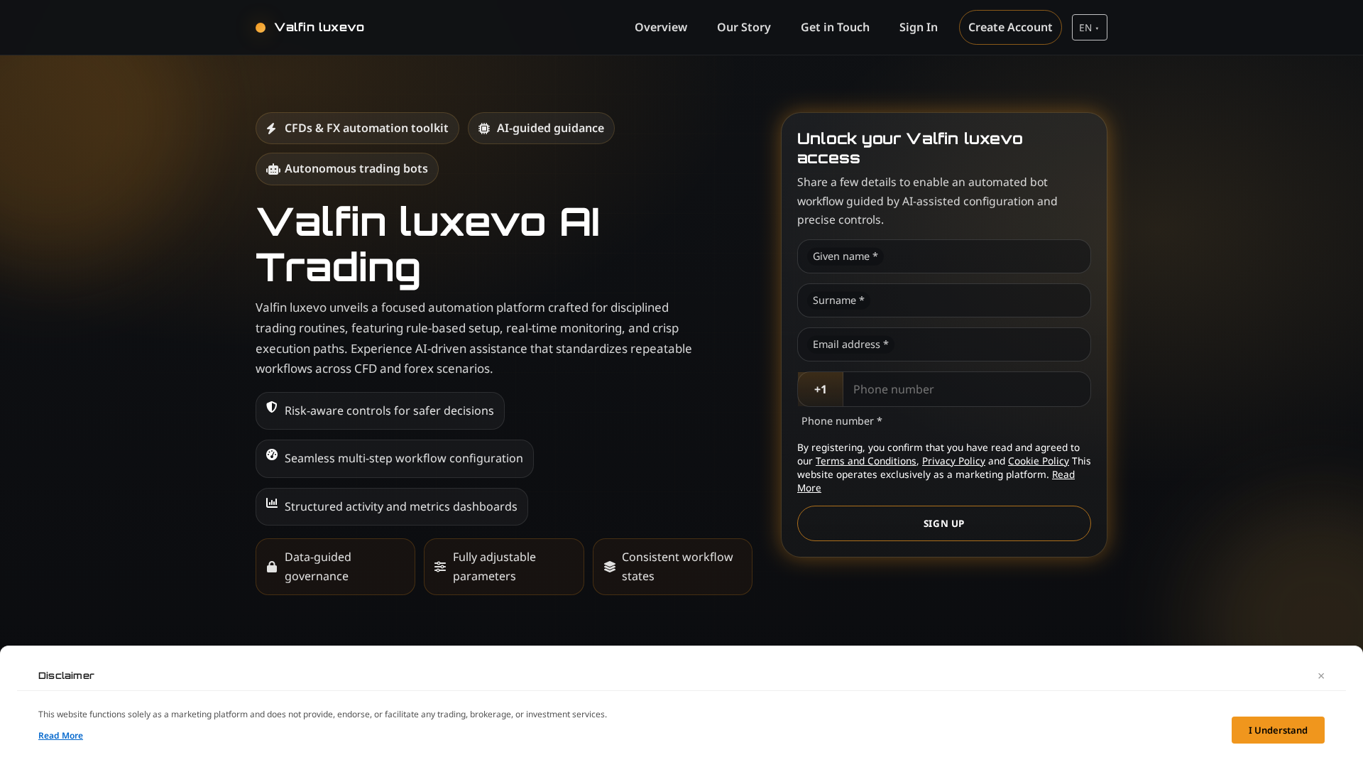 Screenshot of valfinluxevo.digital