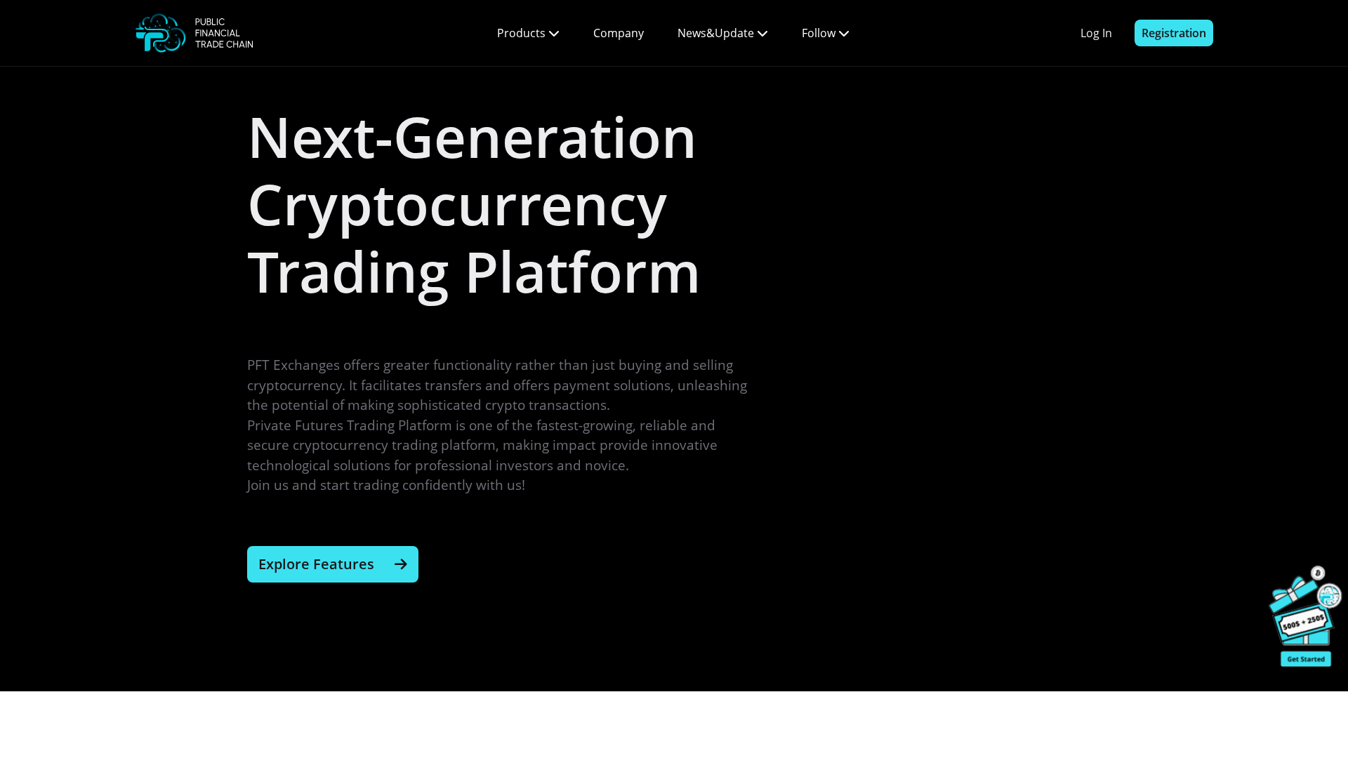 Screenshot of pft.solutions