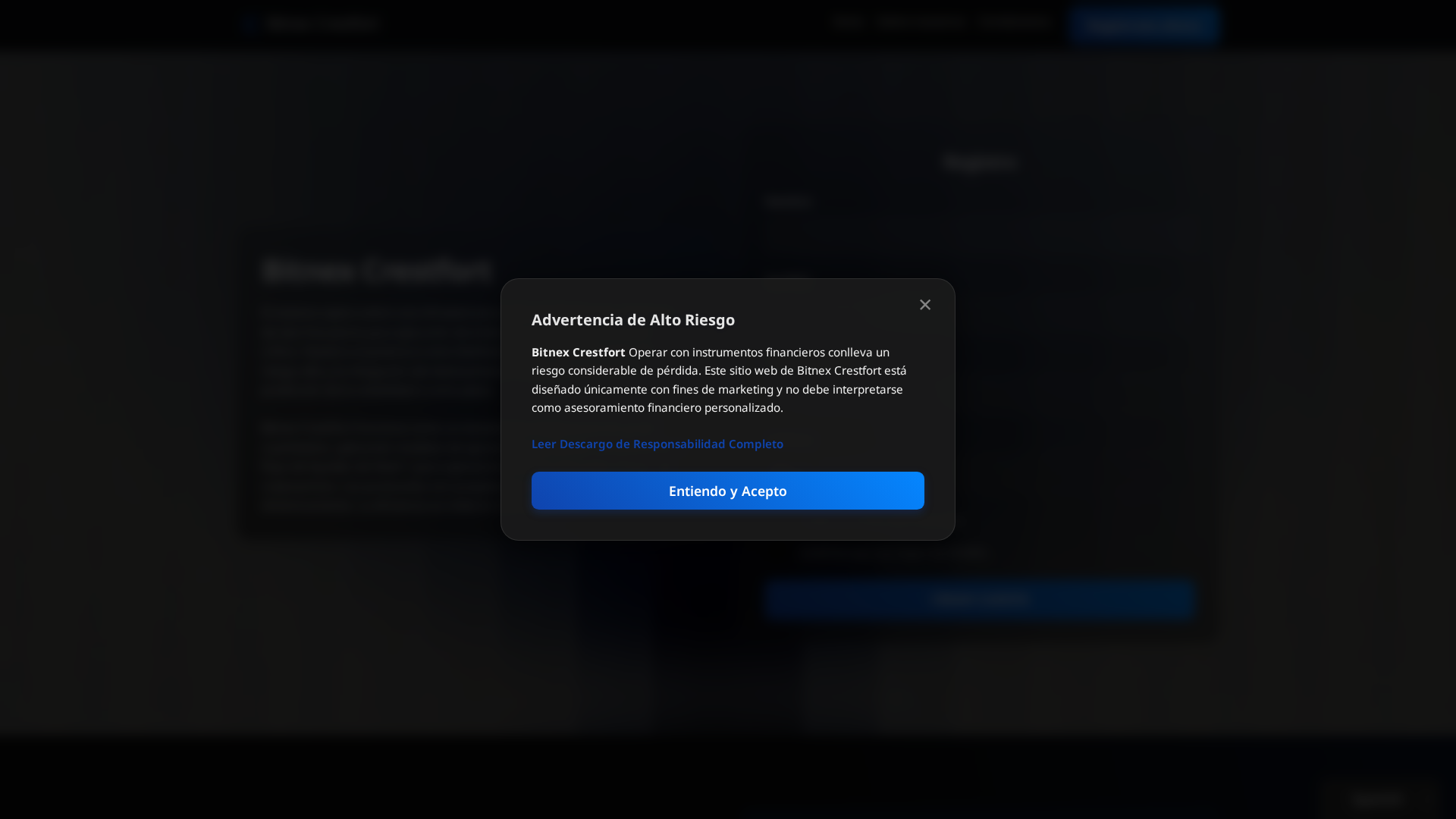 Screenshot of bitnexcrestfort.site