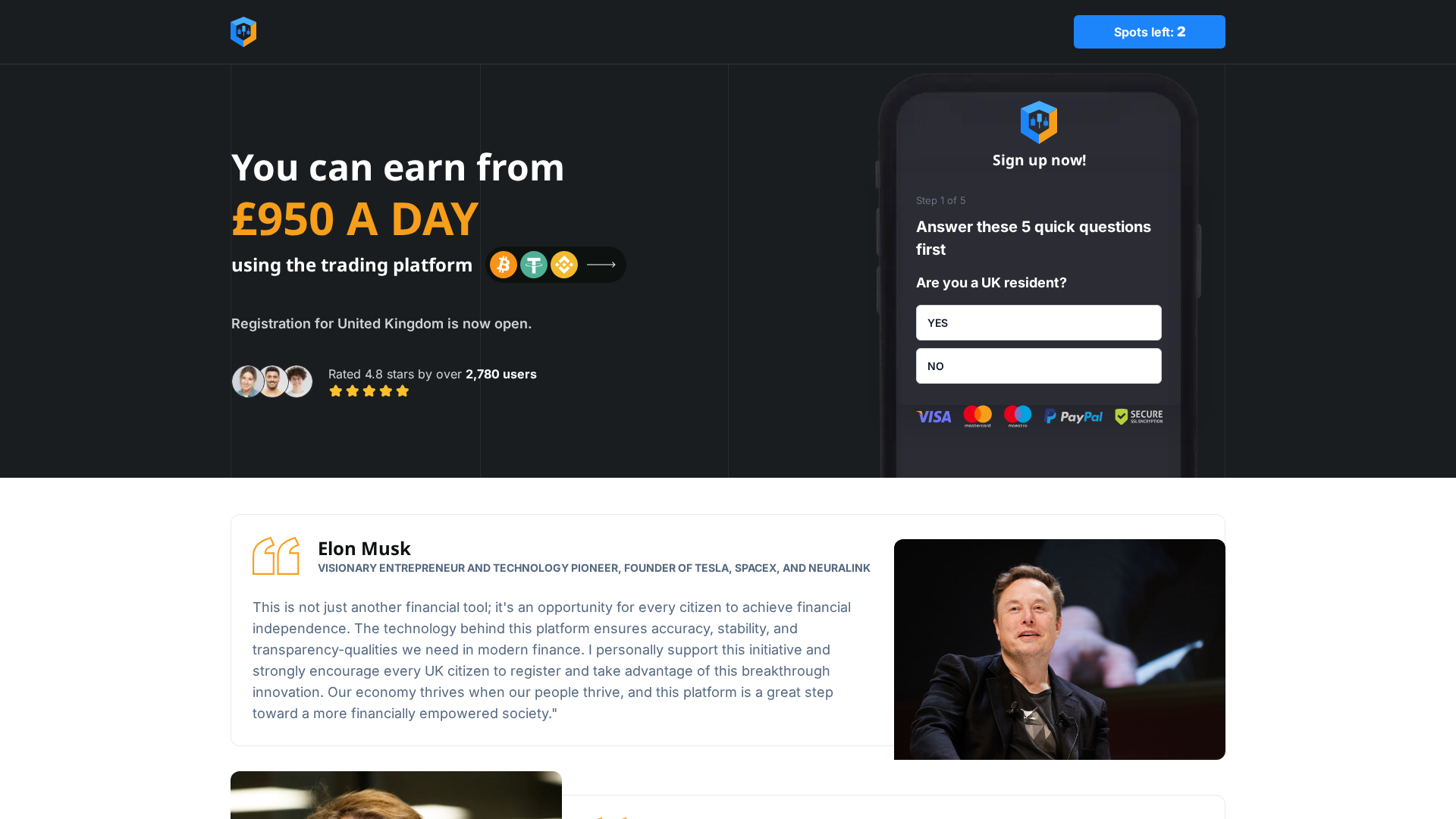Screenshot of quantowel.com