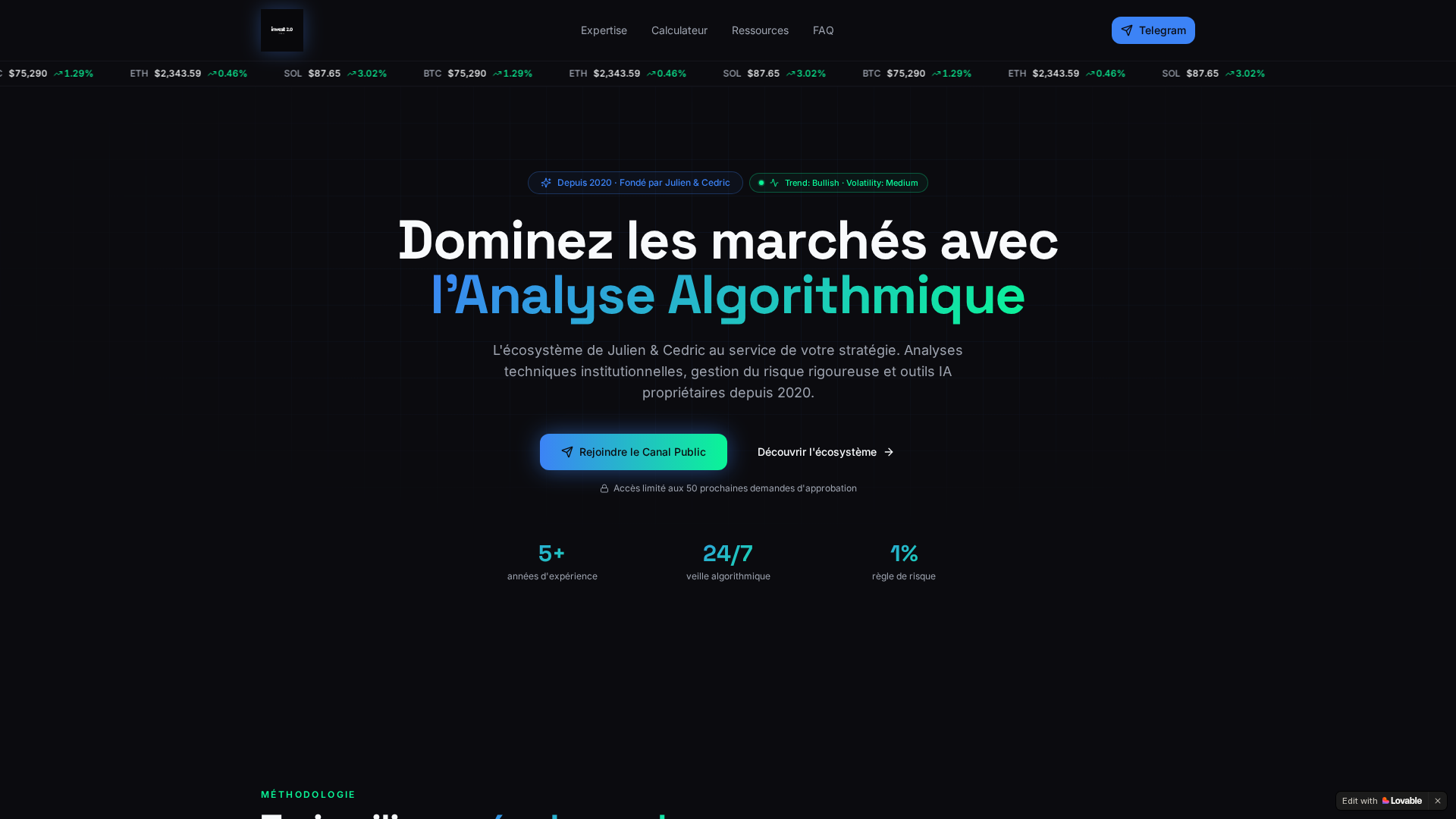 Screenshot of investisseur2-0.com