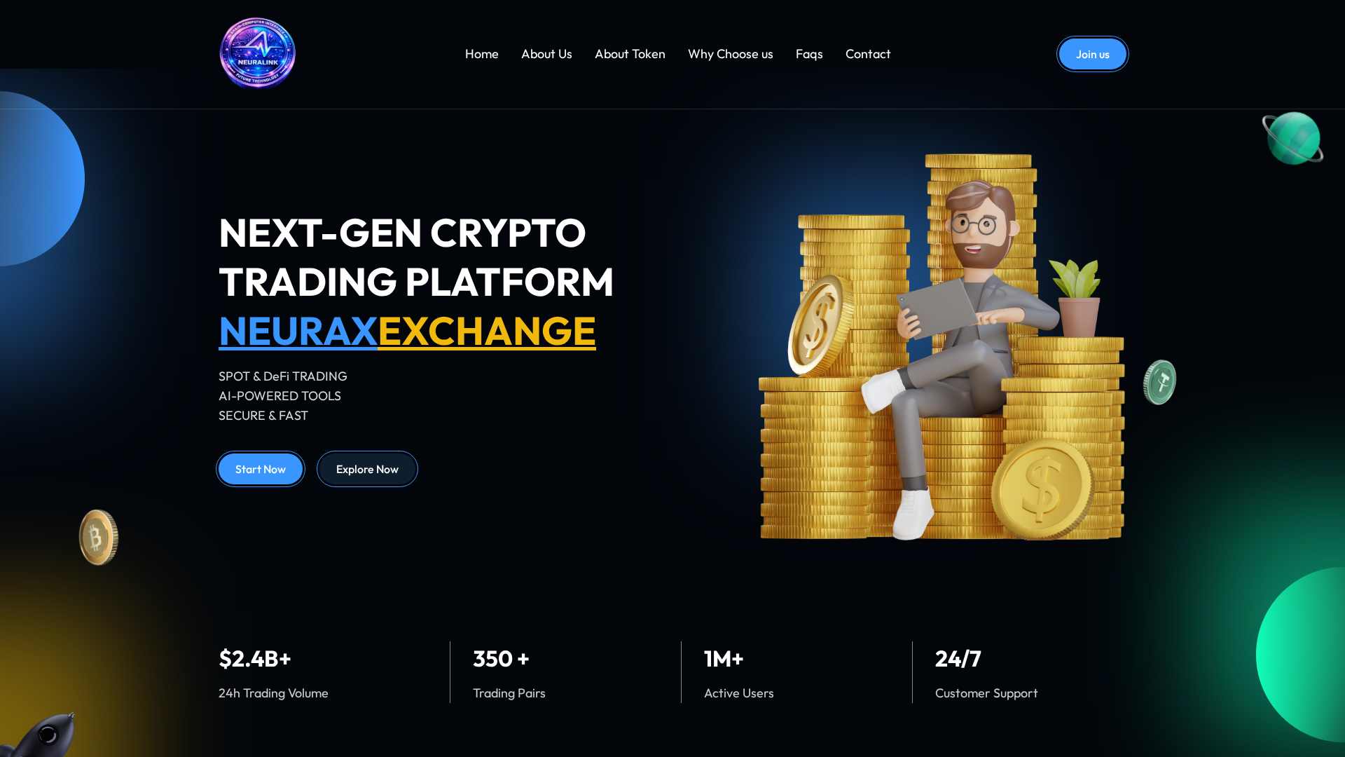 Screenshot of neuraxexchange.com