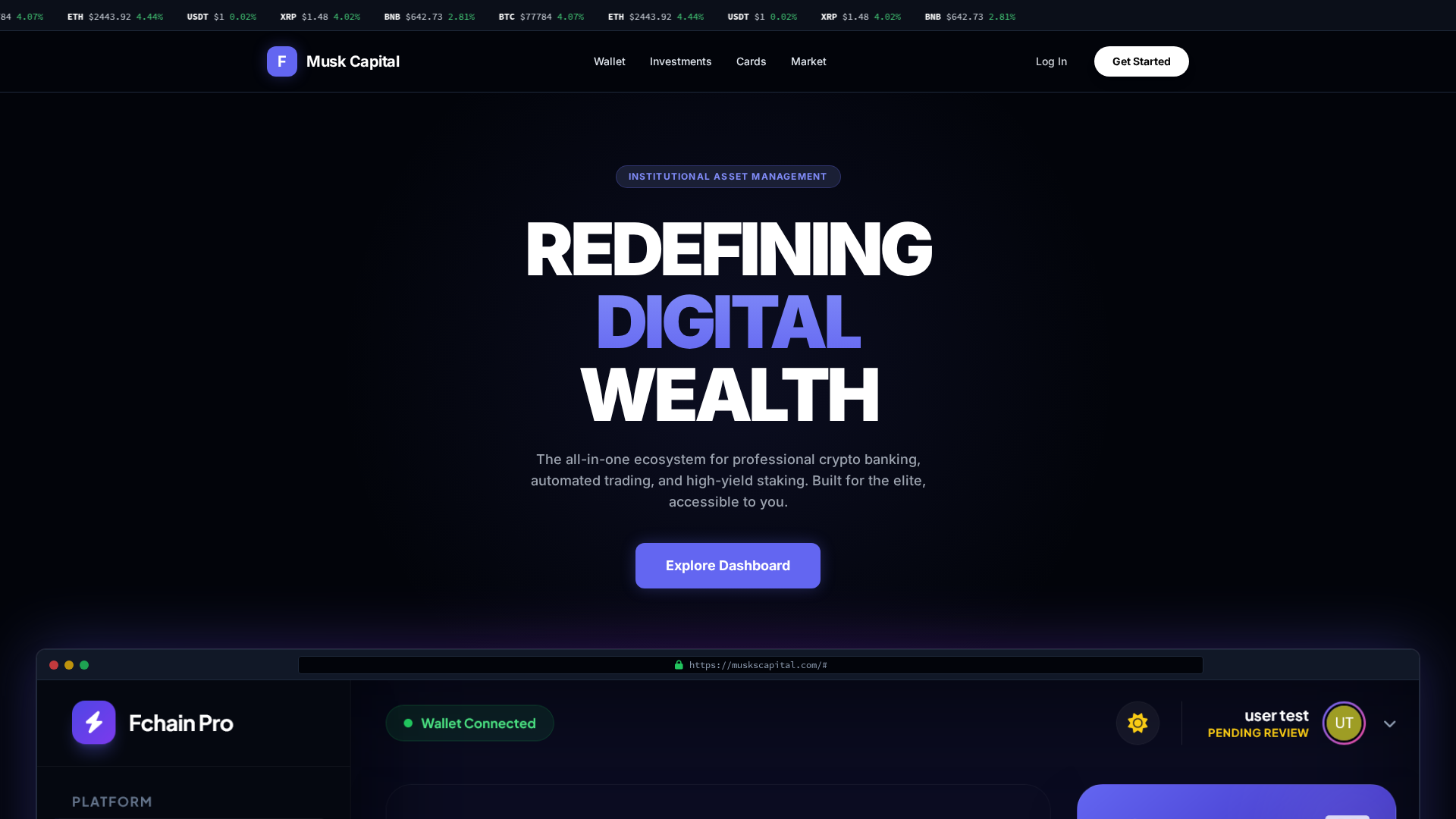 Screenshot of muskscapital.com