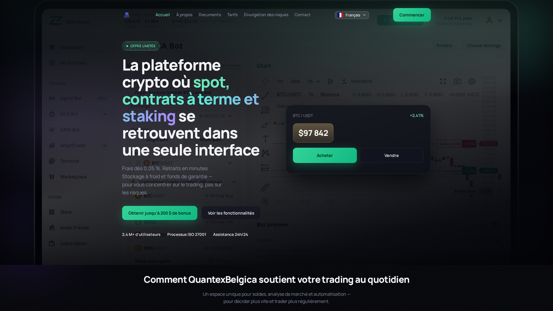 Screenshot of quantex-belgica-official.com
