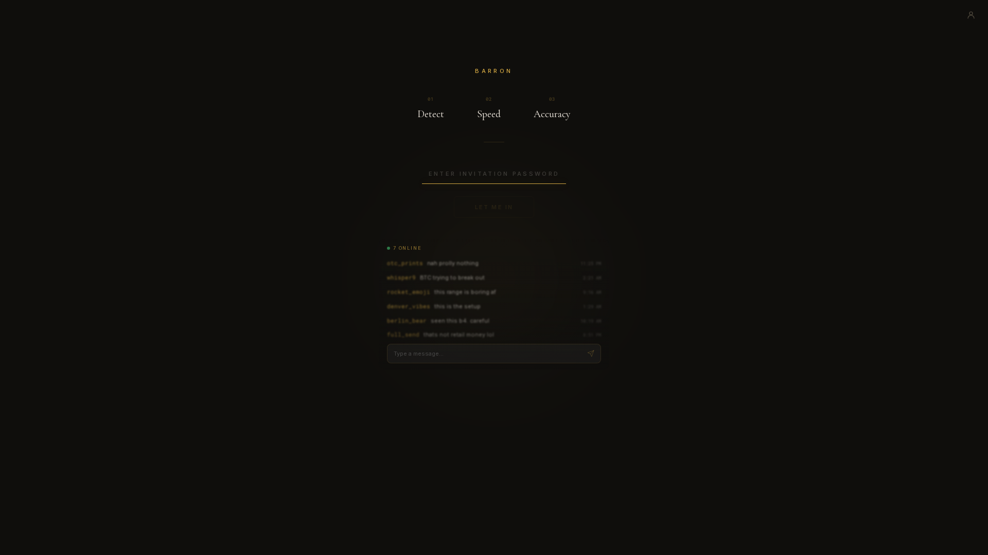 Screenshot of barrontrade.com