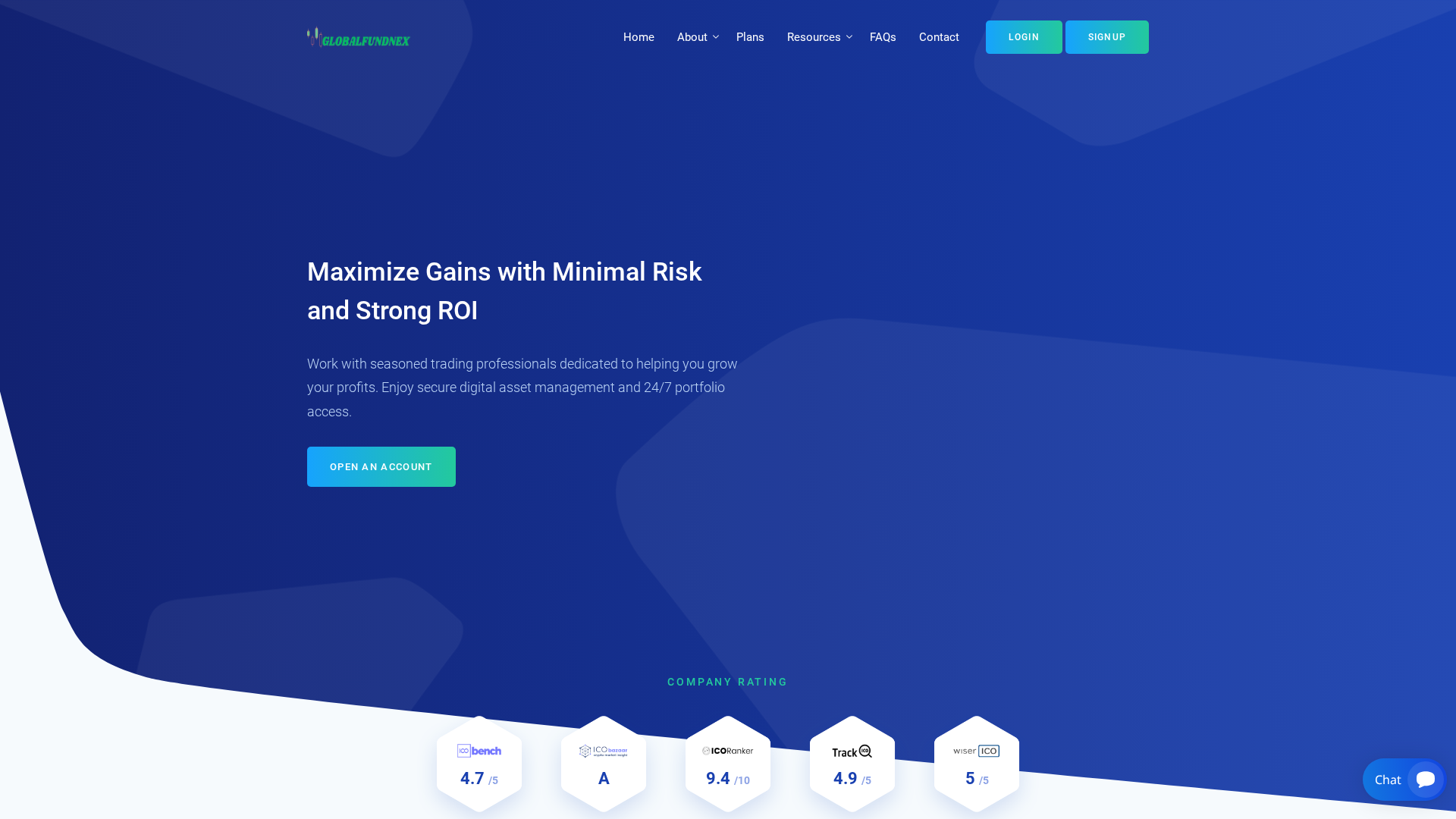Screenshot of globalfundnex.com