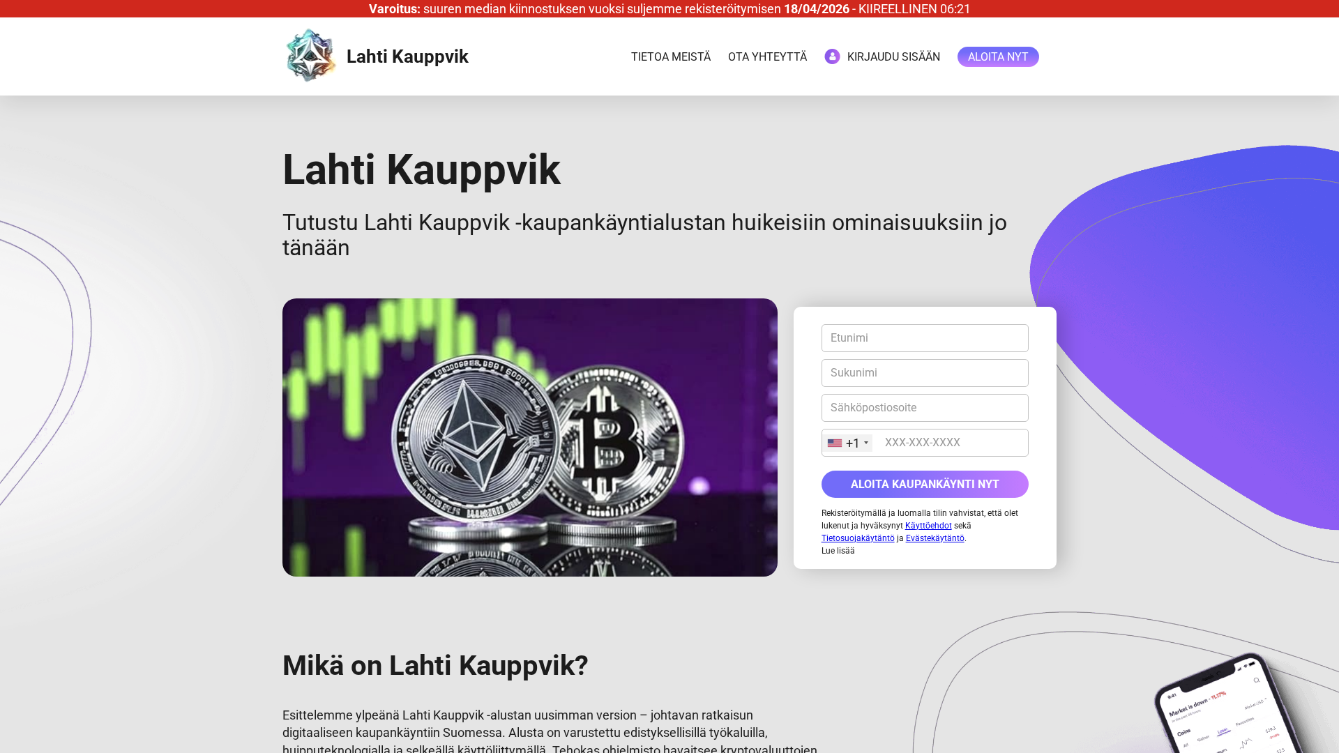 Screenshot of lahtikauppvik-ai.com