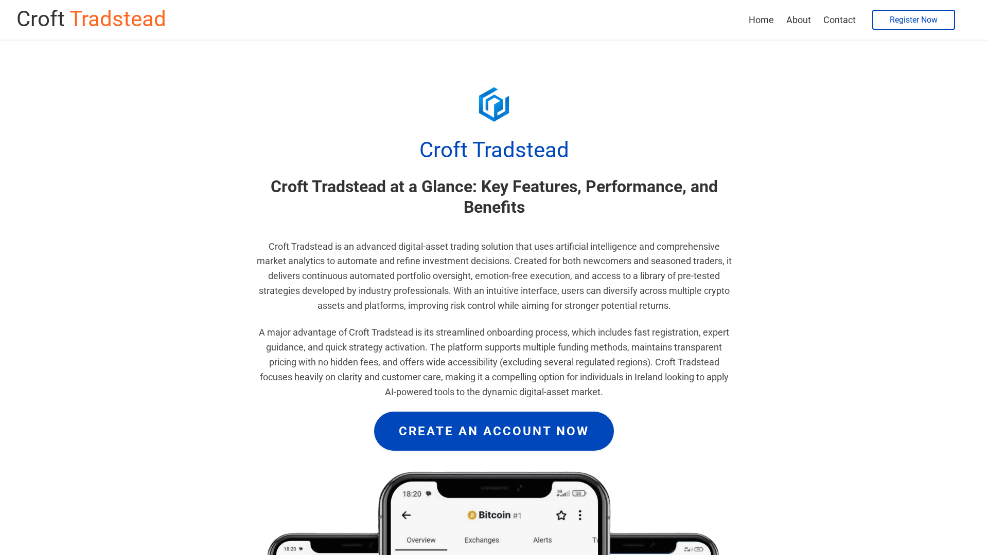 Screenshot of crofttradstead-ai.com