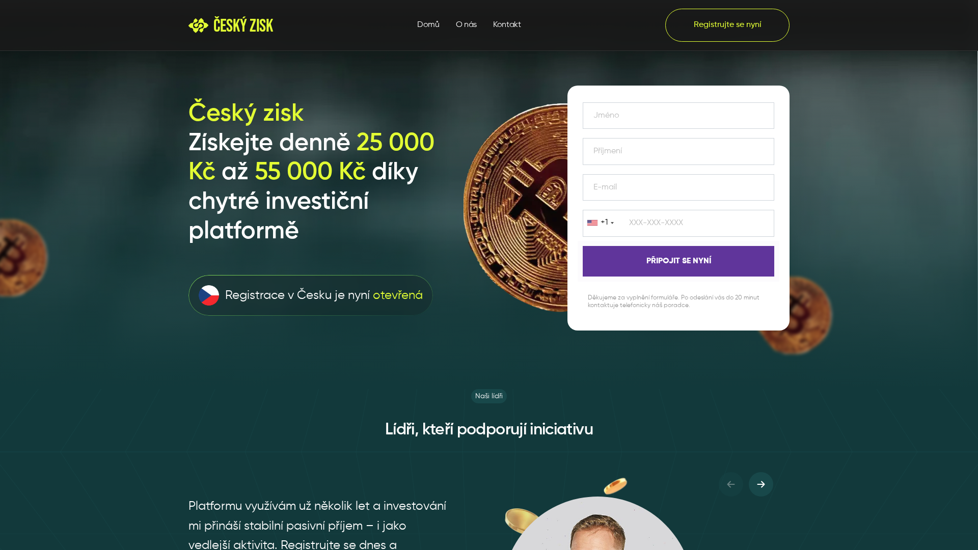 Screenshot of ceskyzisk-ai.com
