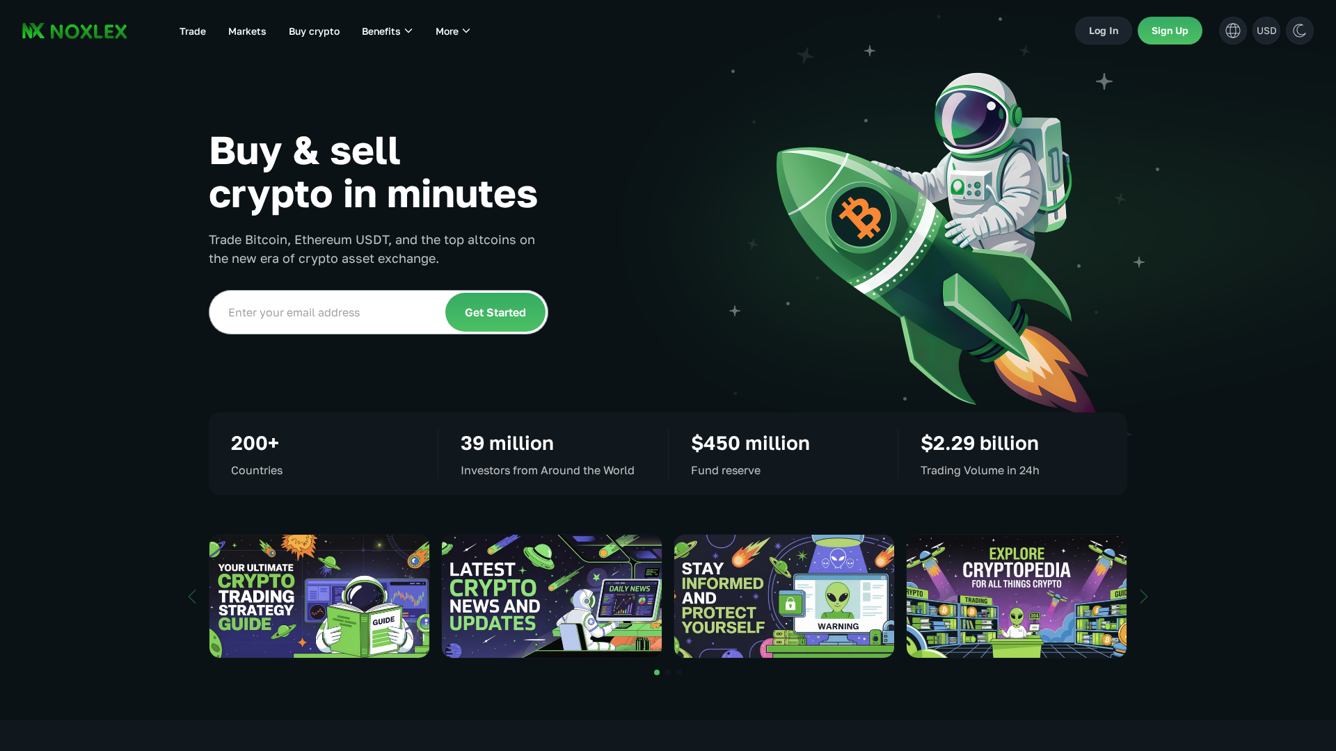 Screenshot of noxlex.com