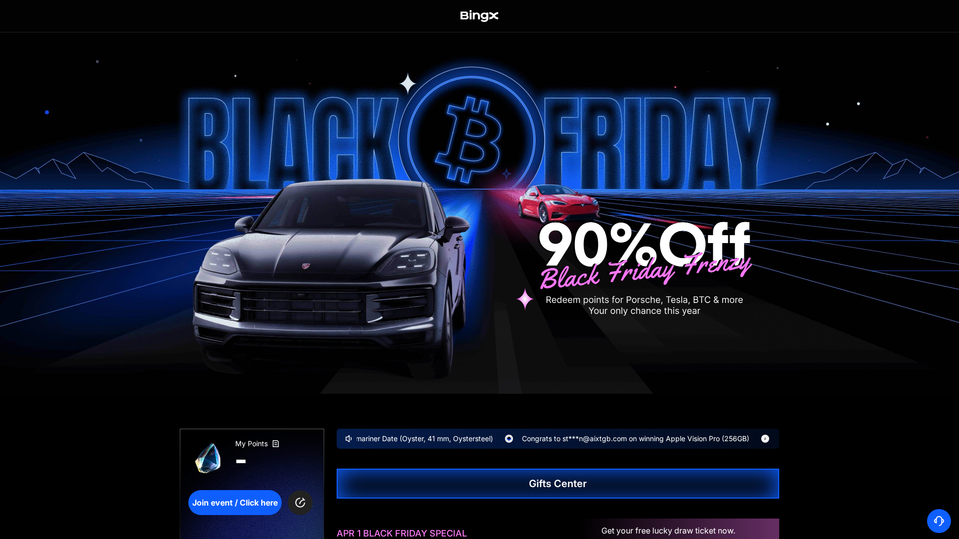 Screenshot of bingxglobal.live