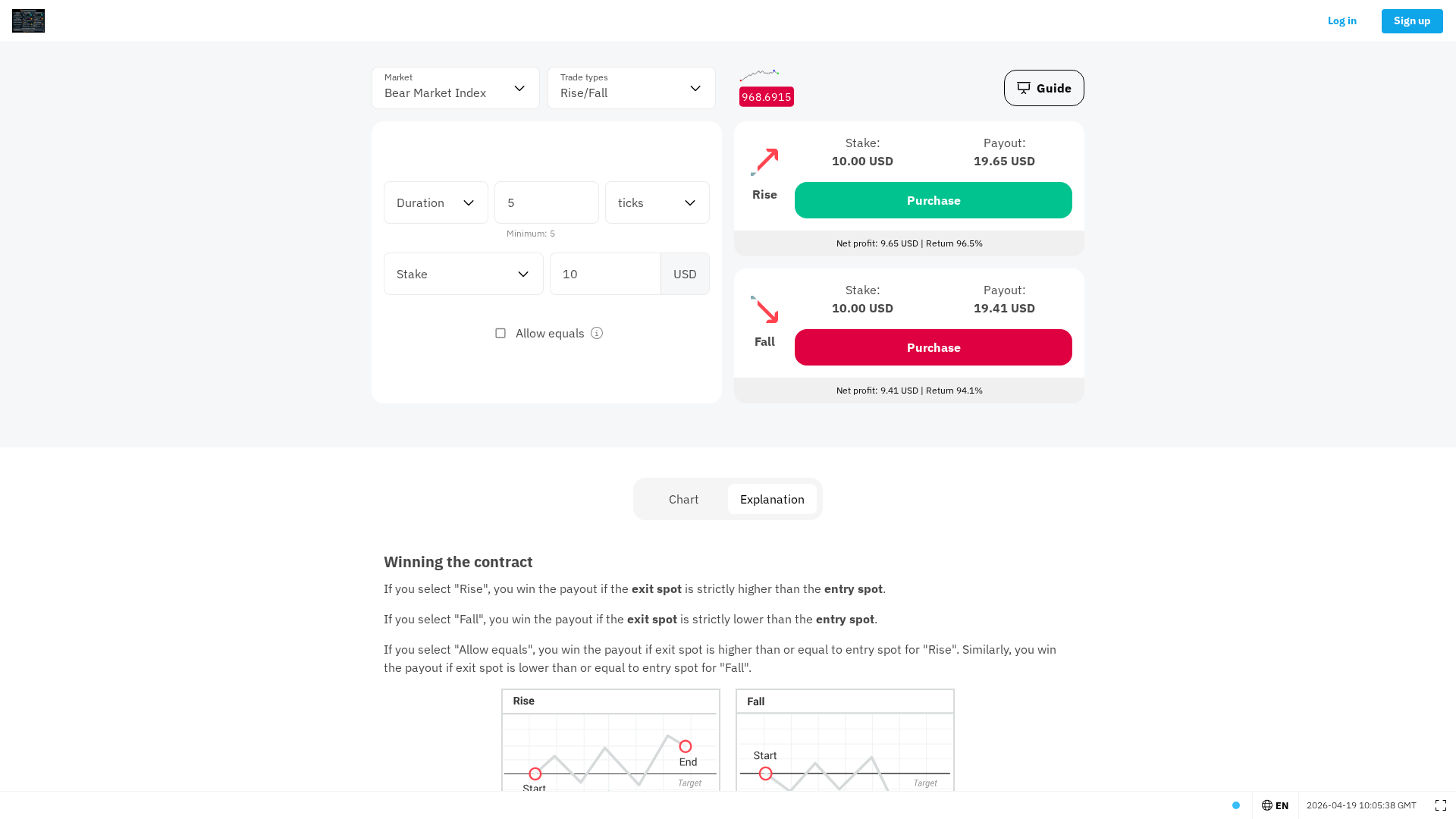 Screenshot of dtrader.live