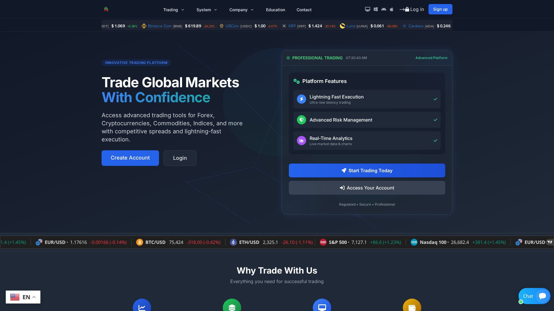 Screenshot of ptimepathmarkets.com